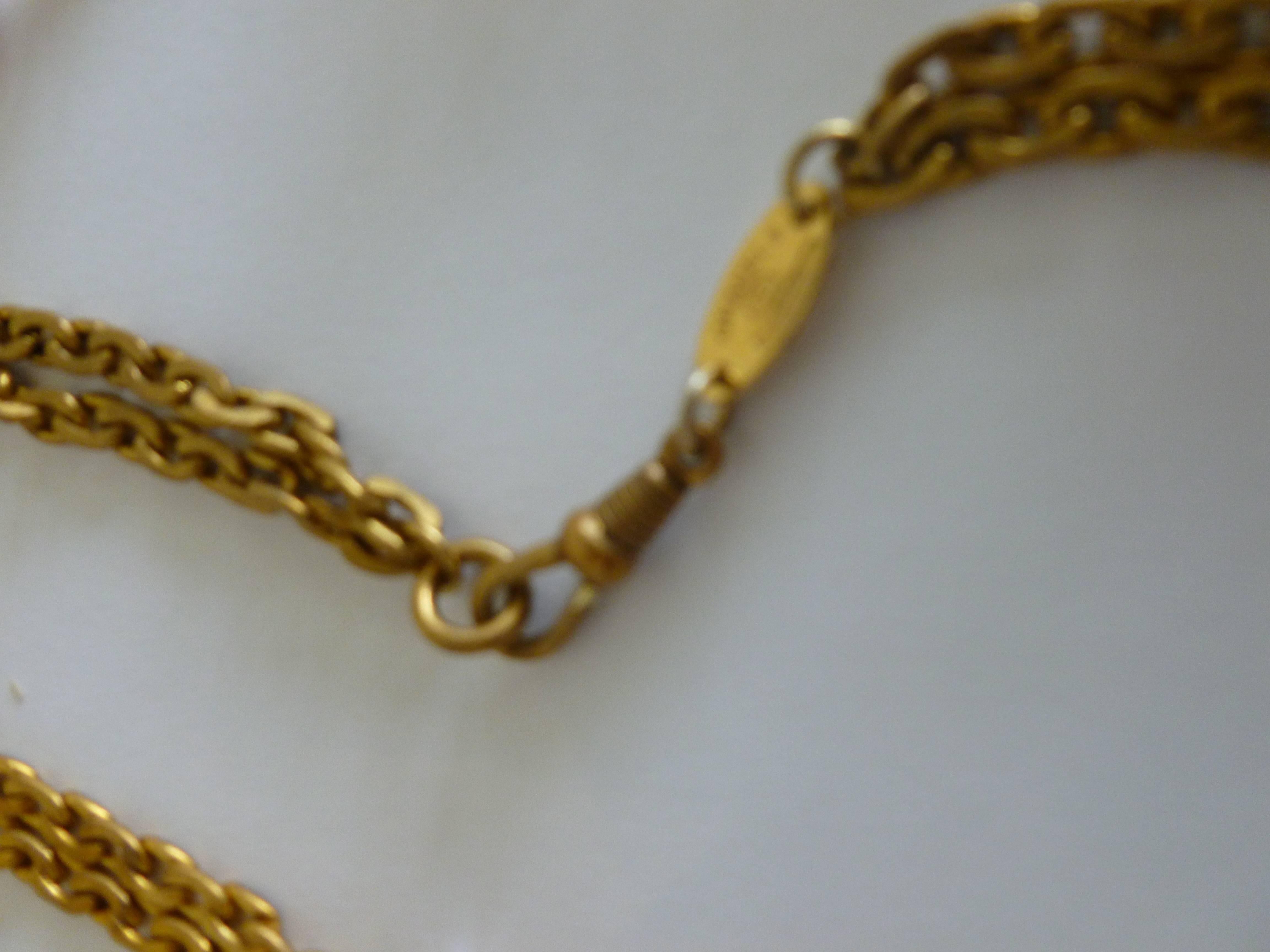 Women's Chanel Gripoix Rope Necklace