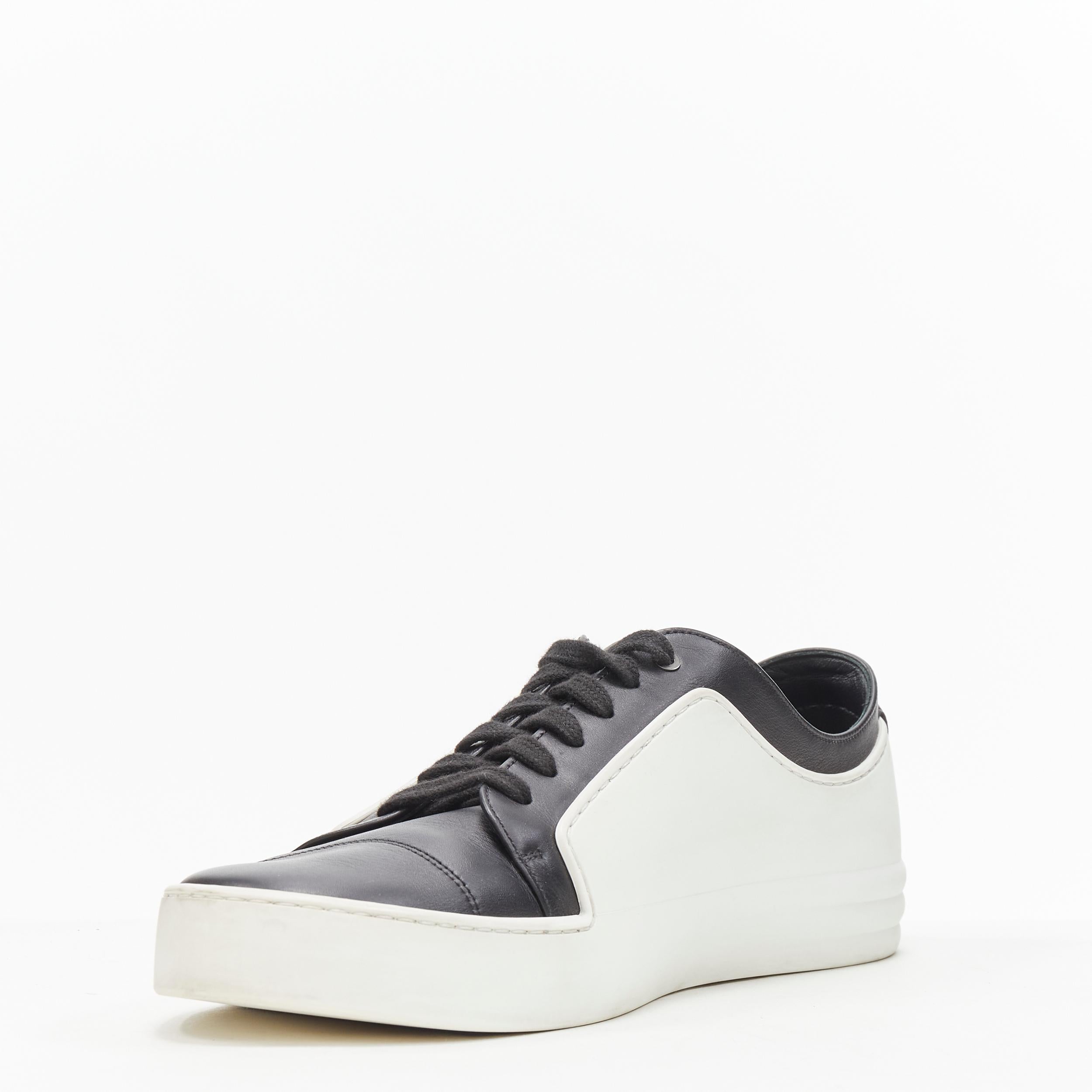 chanel men's shoes black and white