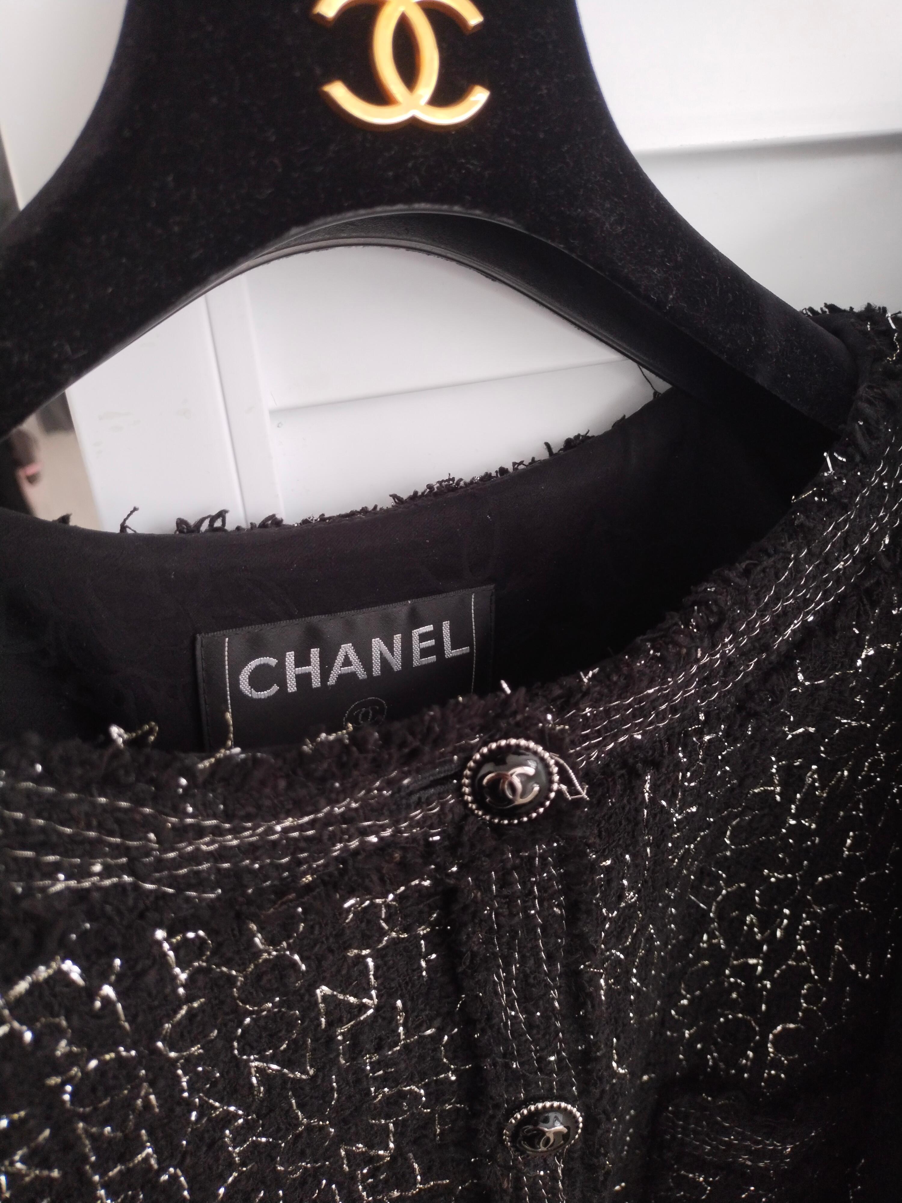 Rare ! Chanel & Karl Lagerfeld 2007 07P veste CC boutons logo 3