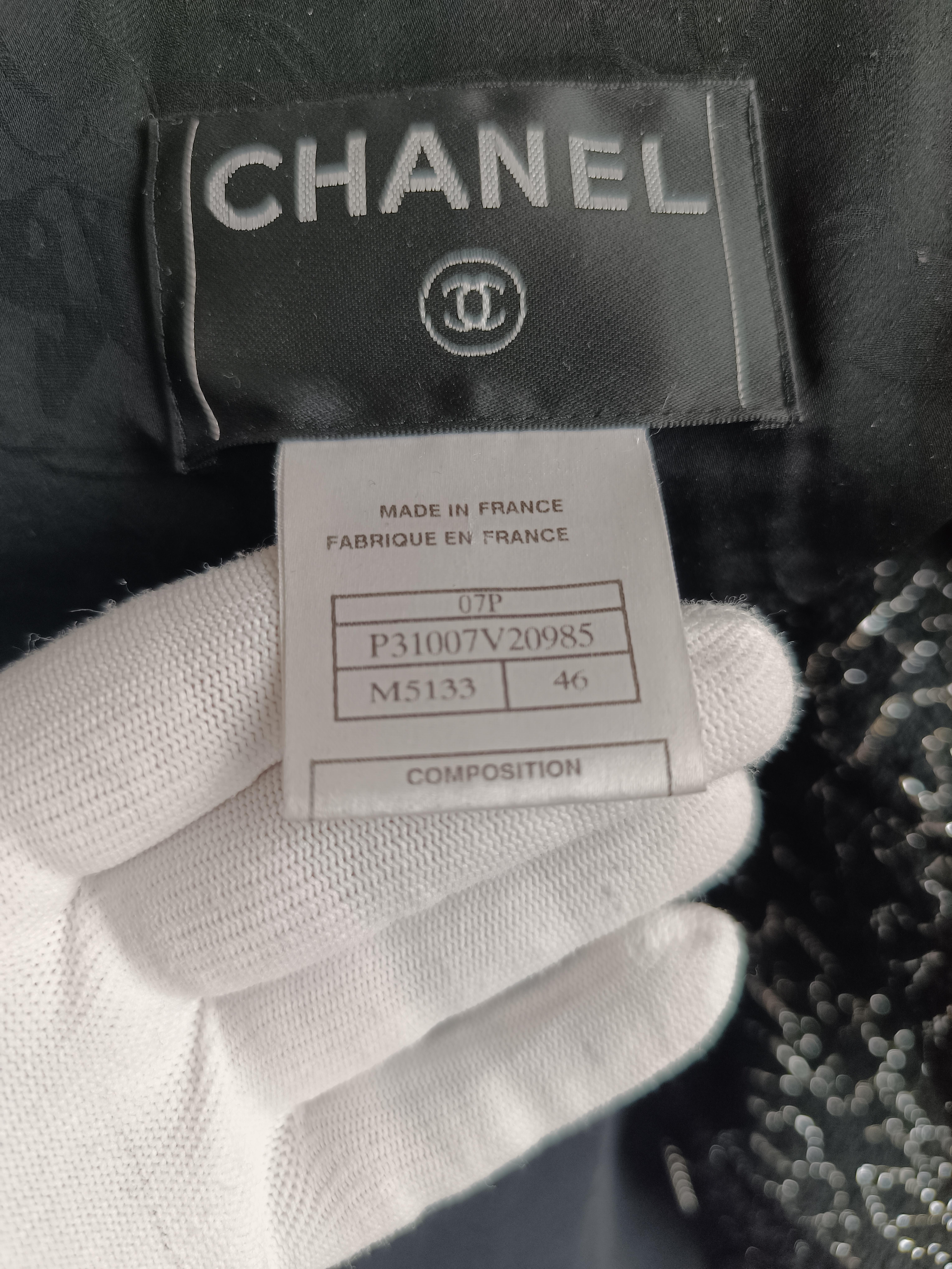 Rare ! Chanel & Karl Lagerfeld 2007 07P veste CC boutons logo 4