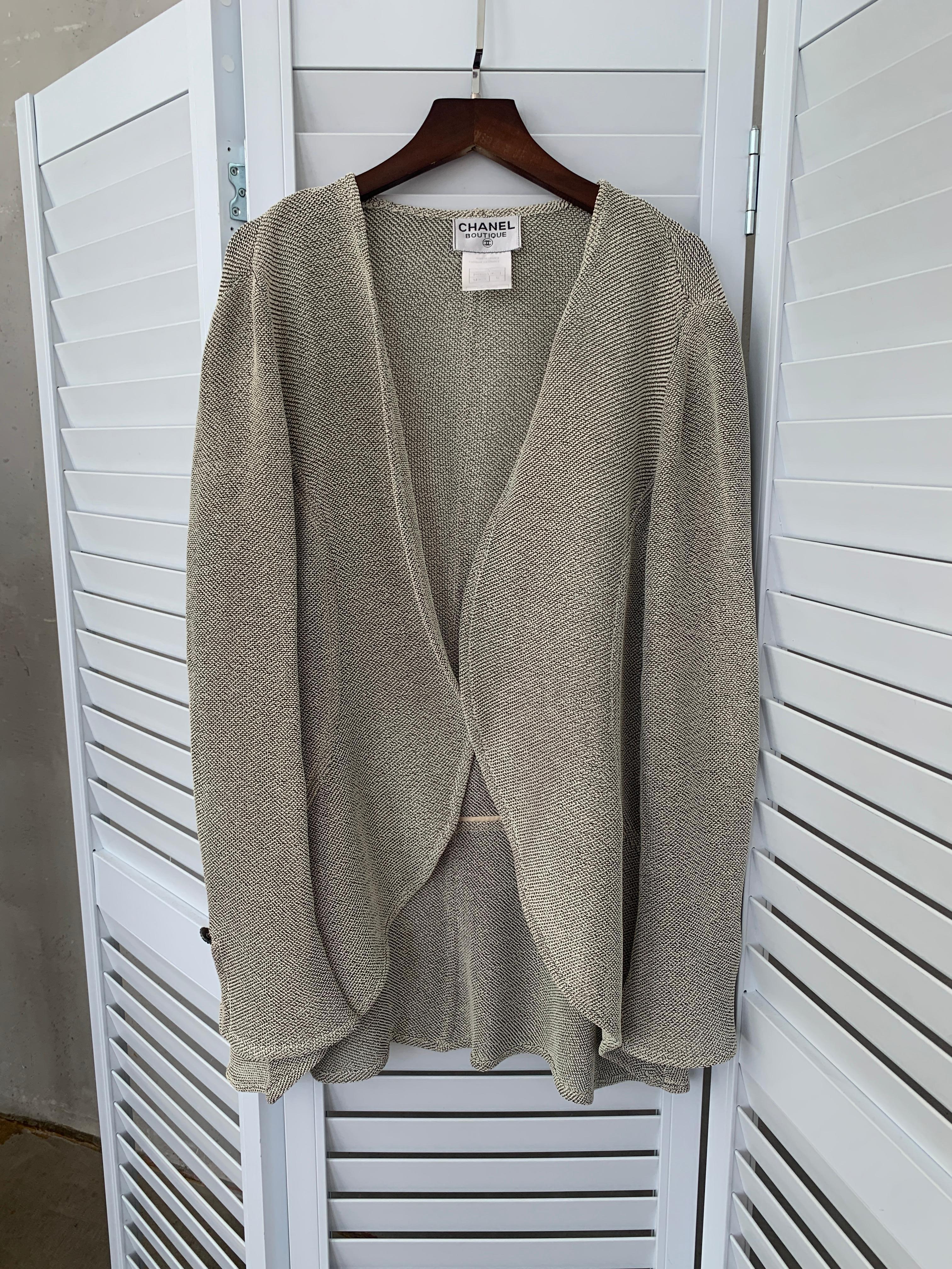 98C 1998 Chanel & Karl Lagerfeld Resort /  Seltene Kreuzfahrtjacke im Angebot 9