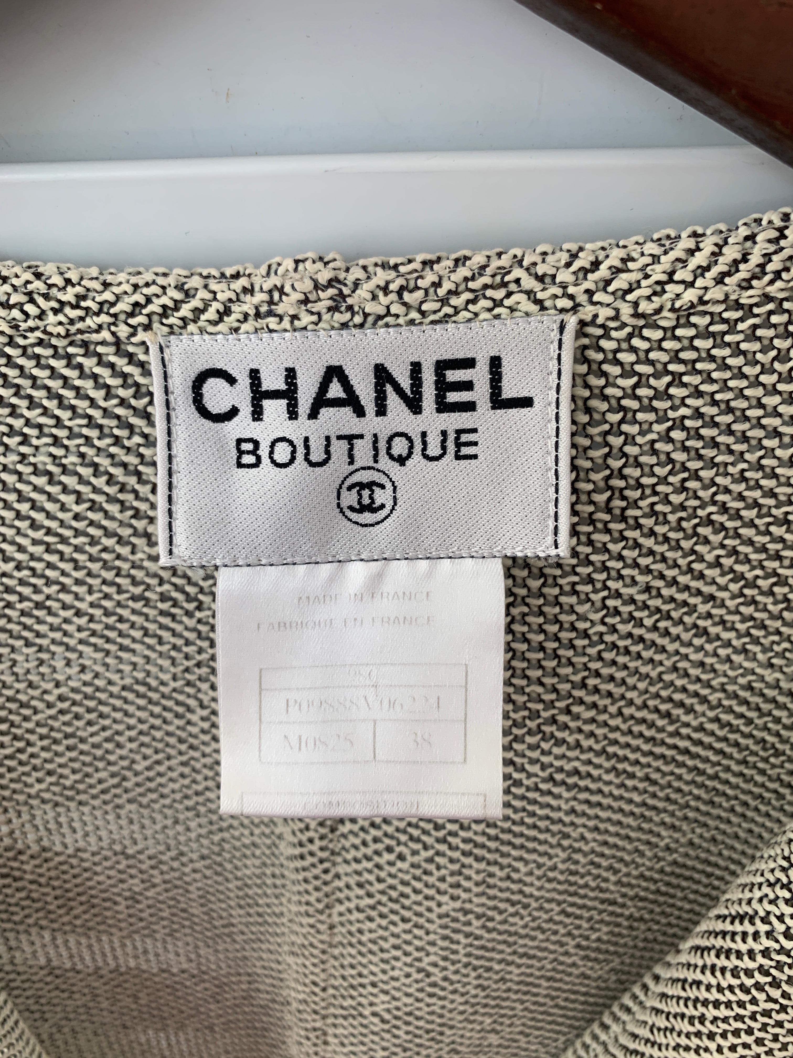 98C 1998 Chanel & Karl Lagerfeld Resort /  Seltene Kreuzfahrtjacke im Angebot 11