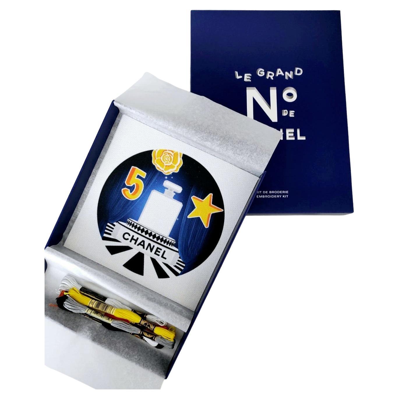 Rare Chanel “Le Grand No. de Chanel” Embroidery Kit Limited Edition Exhibition