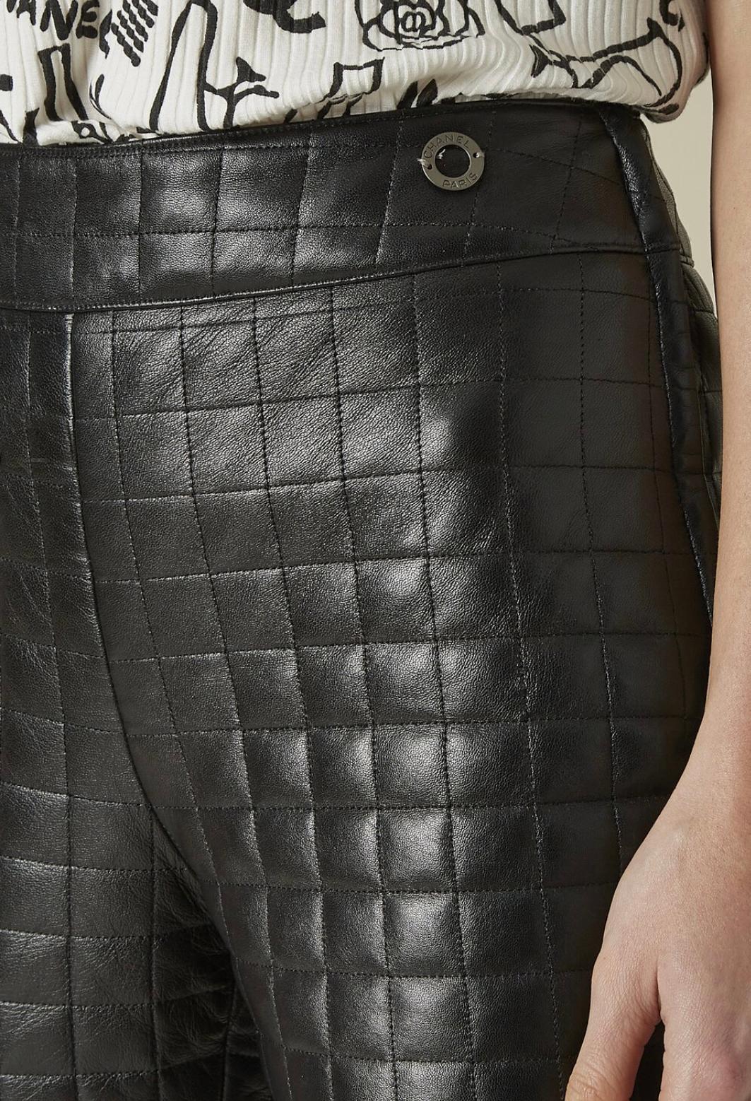 Rare  Chanel Leather Pants 4