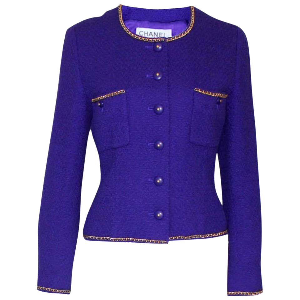 Vintage Chanel Jackets - 696 For Sale at 1stDibs | vintage chanel ...