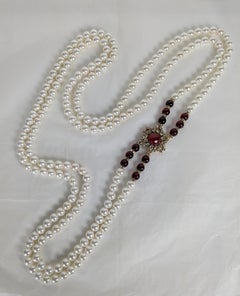 Rare perle Chanel da passerella lunghe della Maison Gripoix