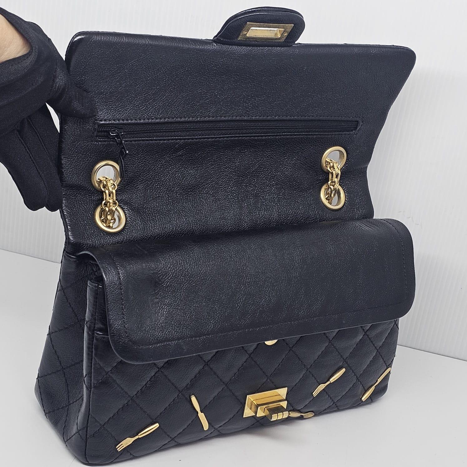 Rare Chanel Medium Reissue 2.55 Gold Brasserie Charm Flap Bag 13