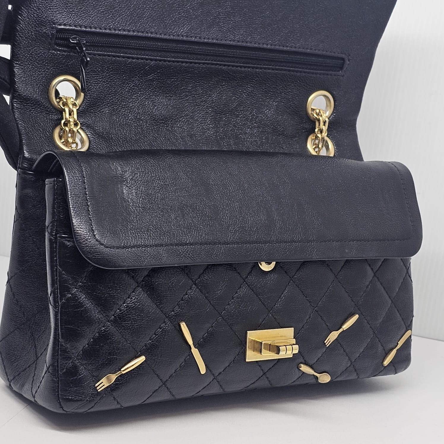 Rare Chanel Medium Reissue 2.55 Gold Brasserie Charm Flap Bag 14