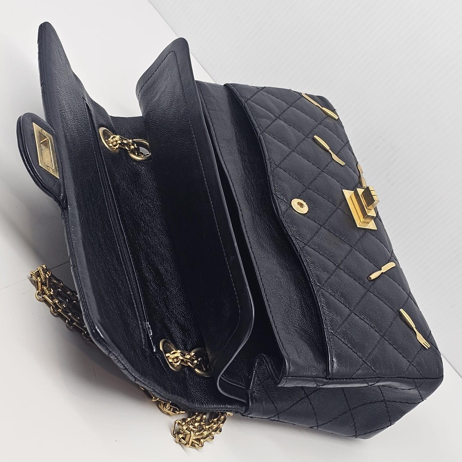 Rare Chanel Medium Reissue 2.55 Gold Brasserie Charm Flap Bag 15
