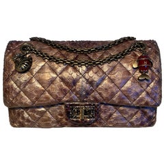 Chanel Python - 55 For Sale on 1stDibs  chanel bag python, chanel python  bag, chanel python skin bag price