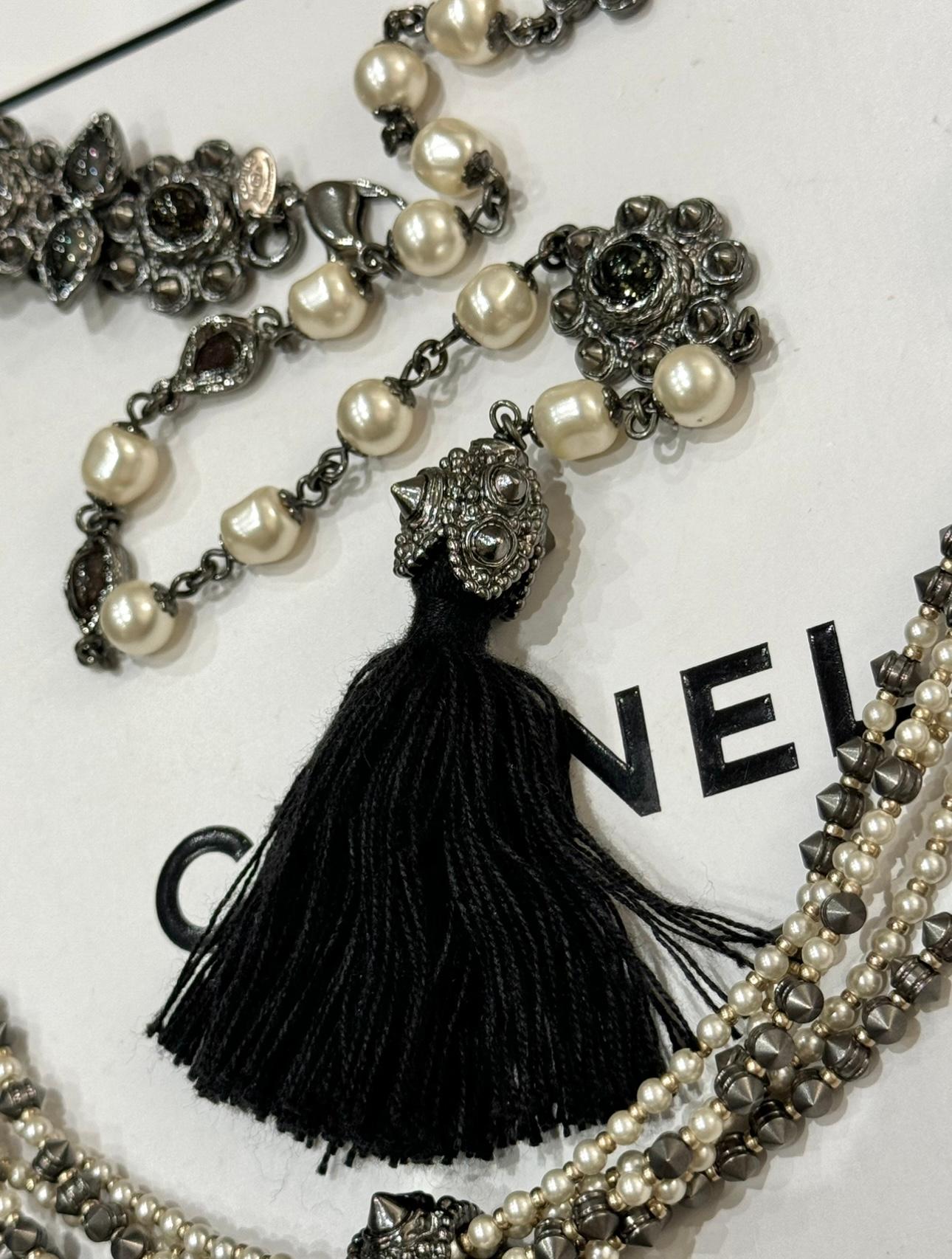 Raro collar Chanel métiers d'art Paris Bombay Pre Fall 2012 de Karl Lagerfeld en venta 1