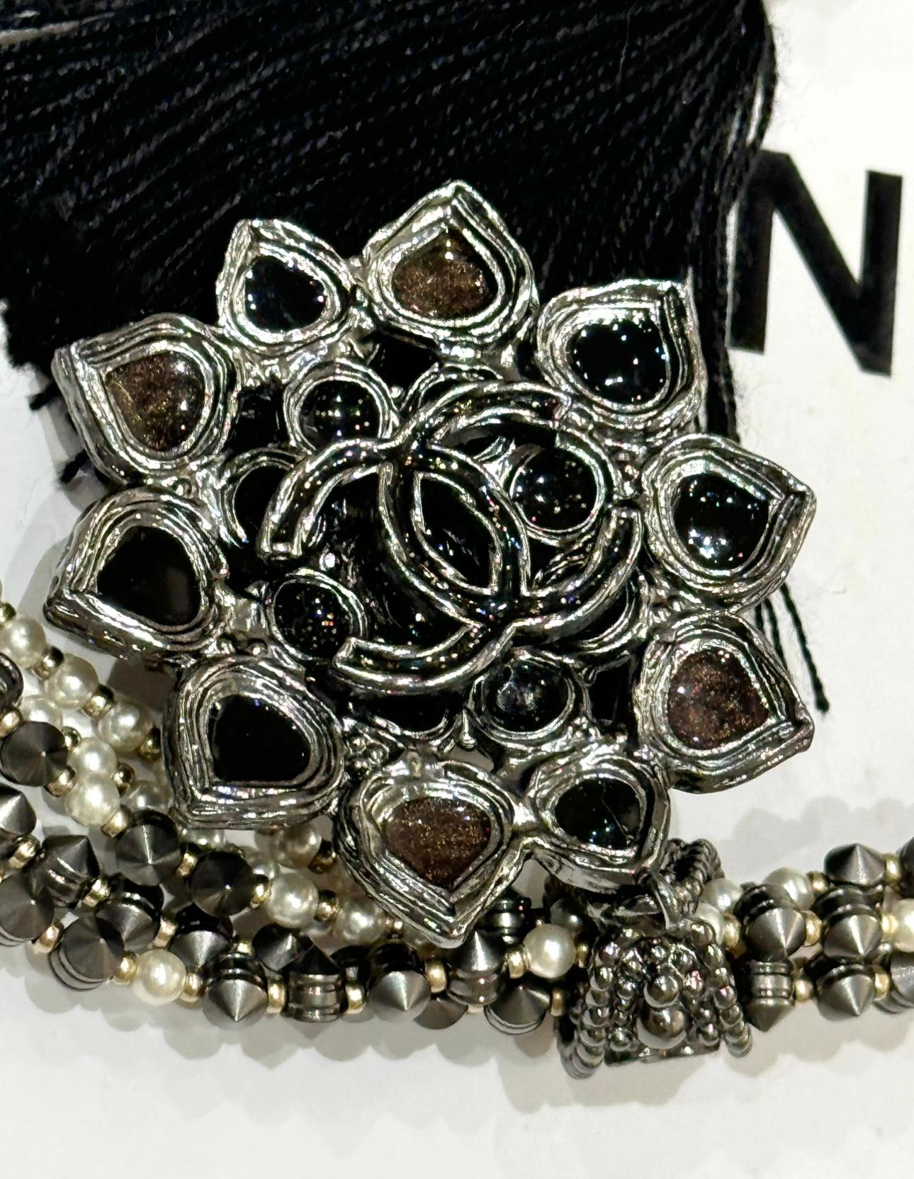 Raro collar Chanel métiers d'art Paris Bombay Pre Fall 2012 de Karl Lagerfeld en venta 3