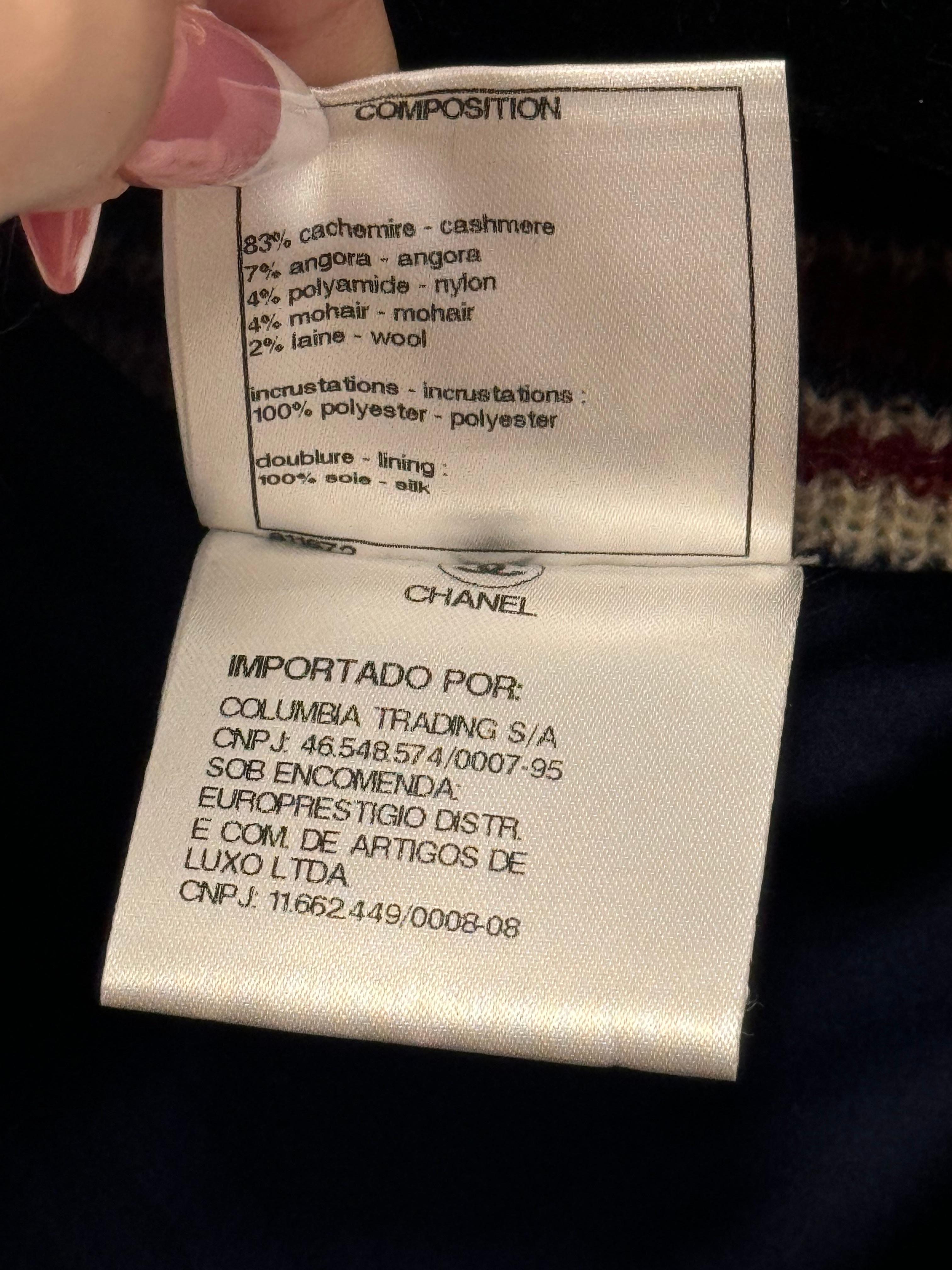 Rara giacca con paillettes Chanel métiers d'art Paris Dallas 2014 in vendita 14