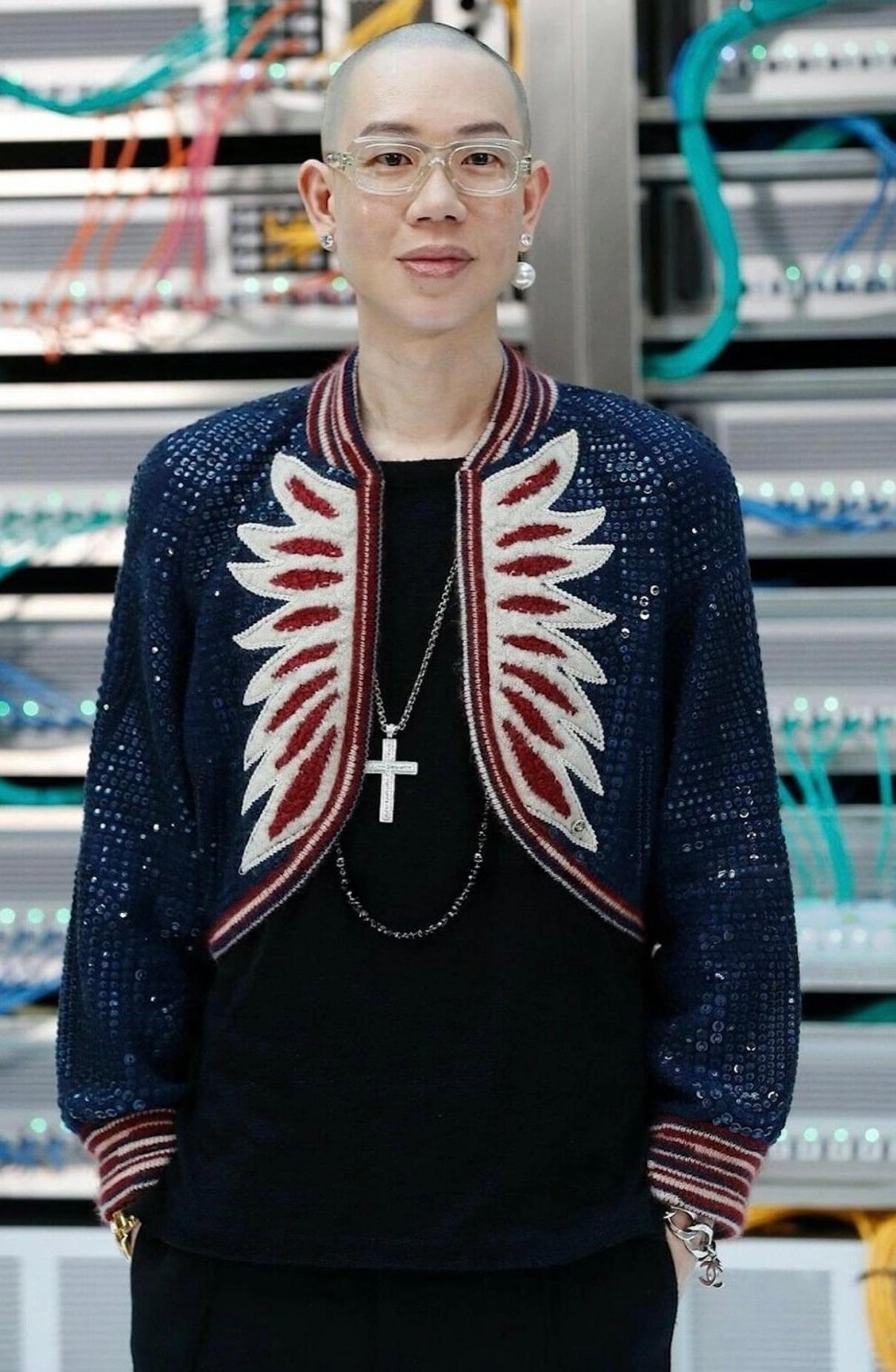 da uomo o donna Rara giacca con paillettes Chanel métiers d'art Paris Dallas 2014 in vendita