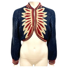 Rare Chanel métiers d’art Paris Dallas 2014 runway cropped sequined jacket