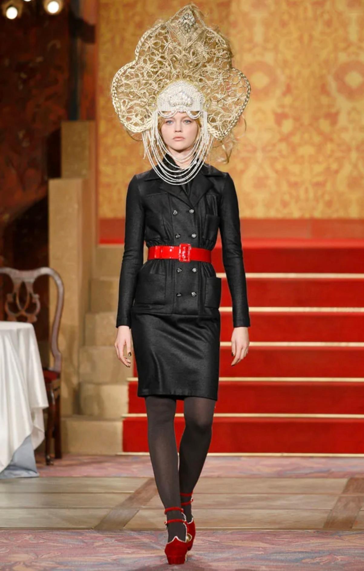 Raros zapatos de pasarela Chanel métiers d'art Paris Moscou 2009 de Karl Lagerfeld en venta 12