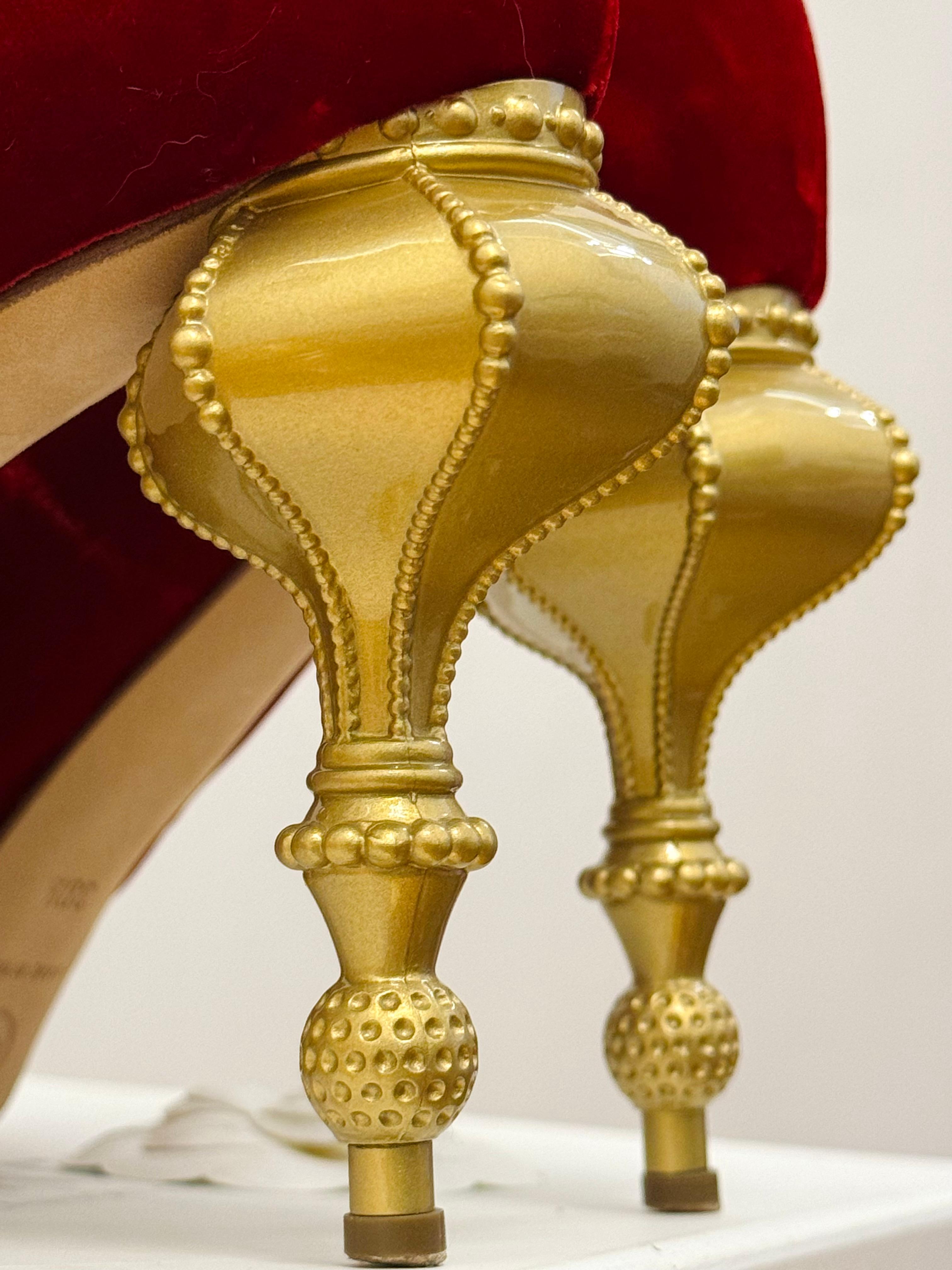 Raros zapatos de pasarela Chanel métiers d'art Paris Moscou 2009 de Karl Lagerfeld Marrón en venta