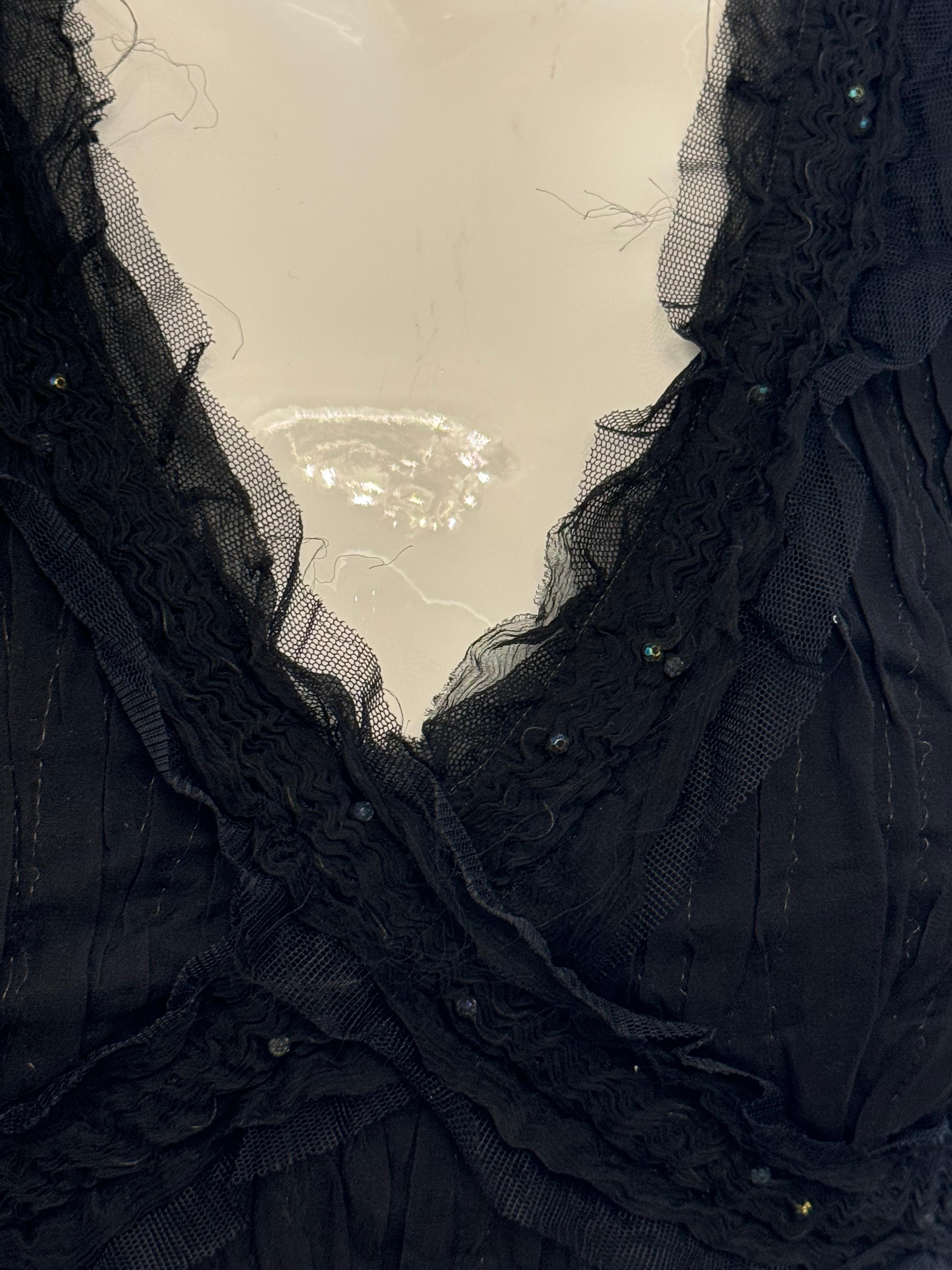 Rare robe de cocktail Chanel Métiers d'art Paris Tokyo 2005 en vente 5