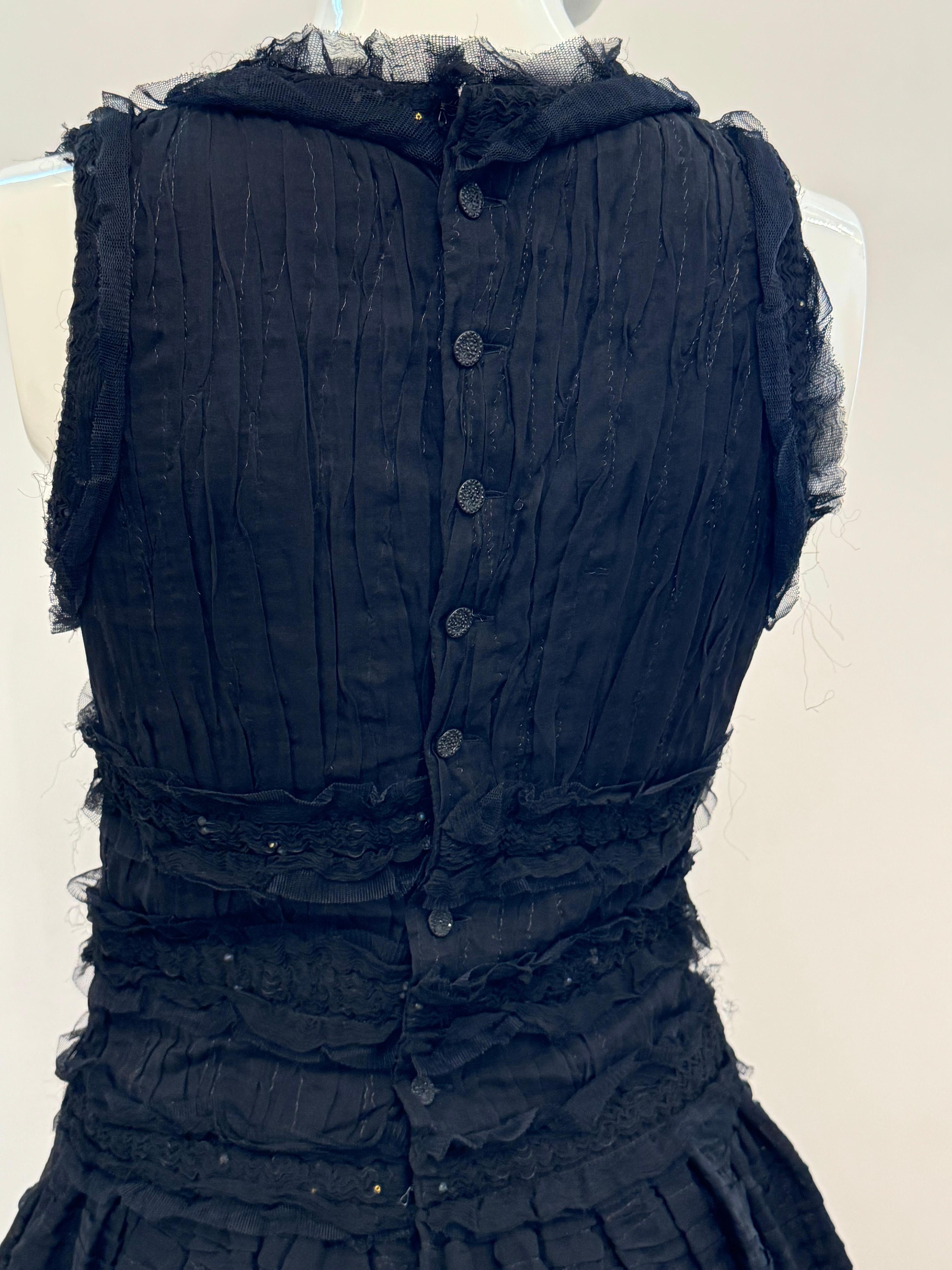 Rare robe de cocktail Chanel Métiers d'art Paris Tokyo 2005 en vente 7