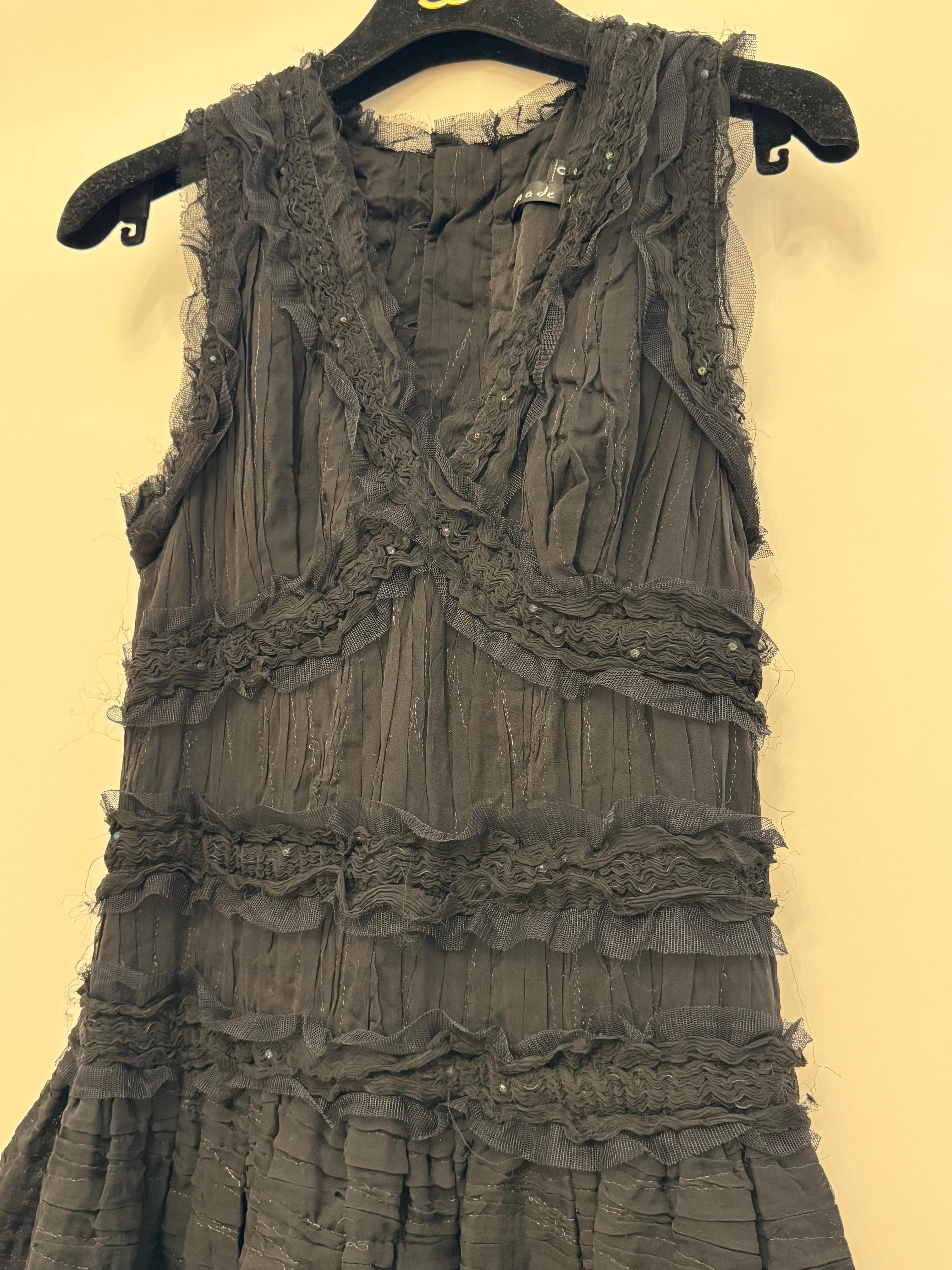 Rare robe de cocktail Chanel Métiers d'art Paris Tokyo 2005 en vente 11