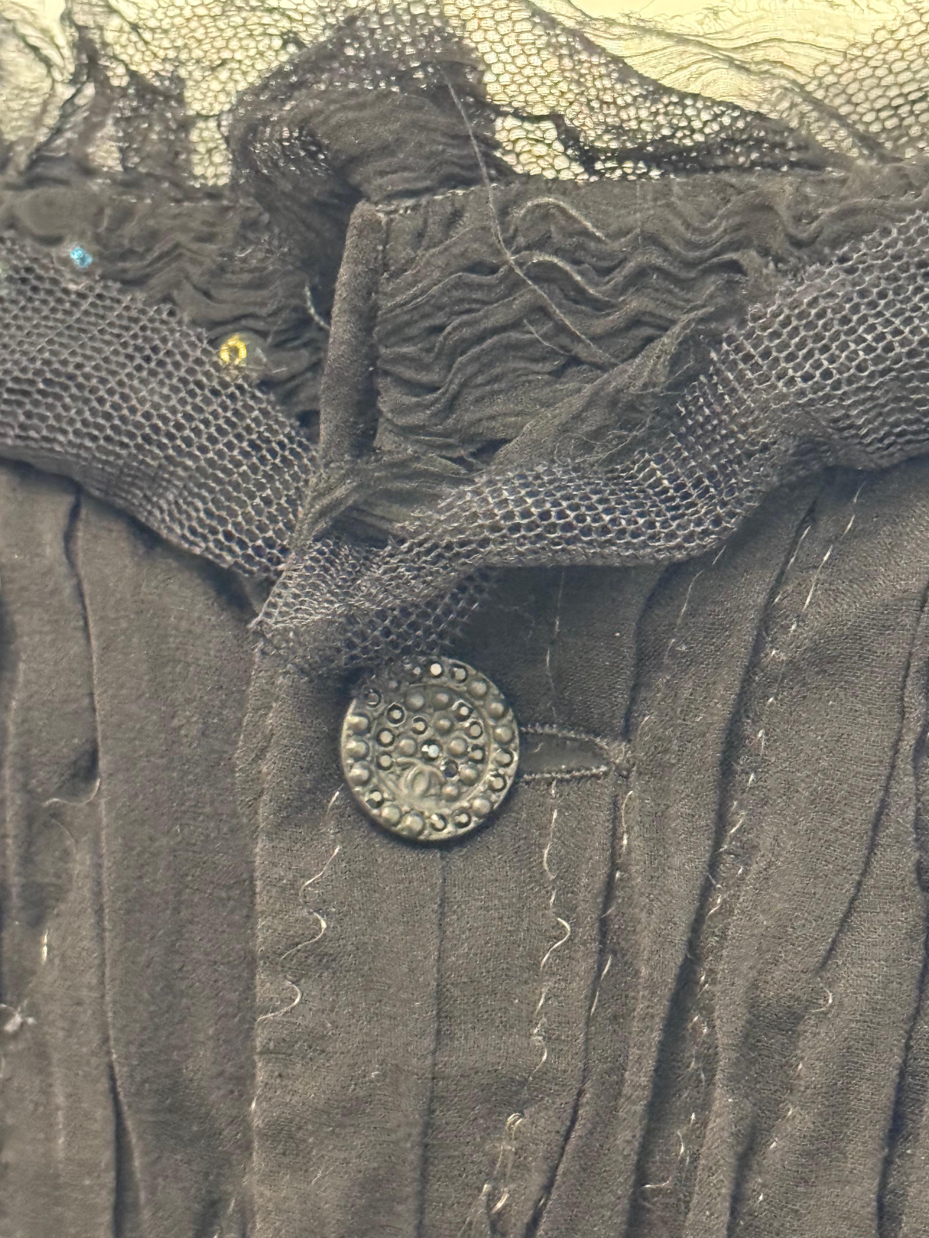 Rare robe de cocktail Chanel Métiers d'art Paris Tokyo 2005 en vente 2