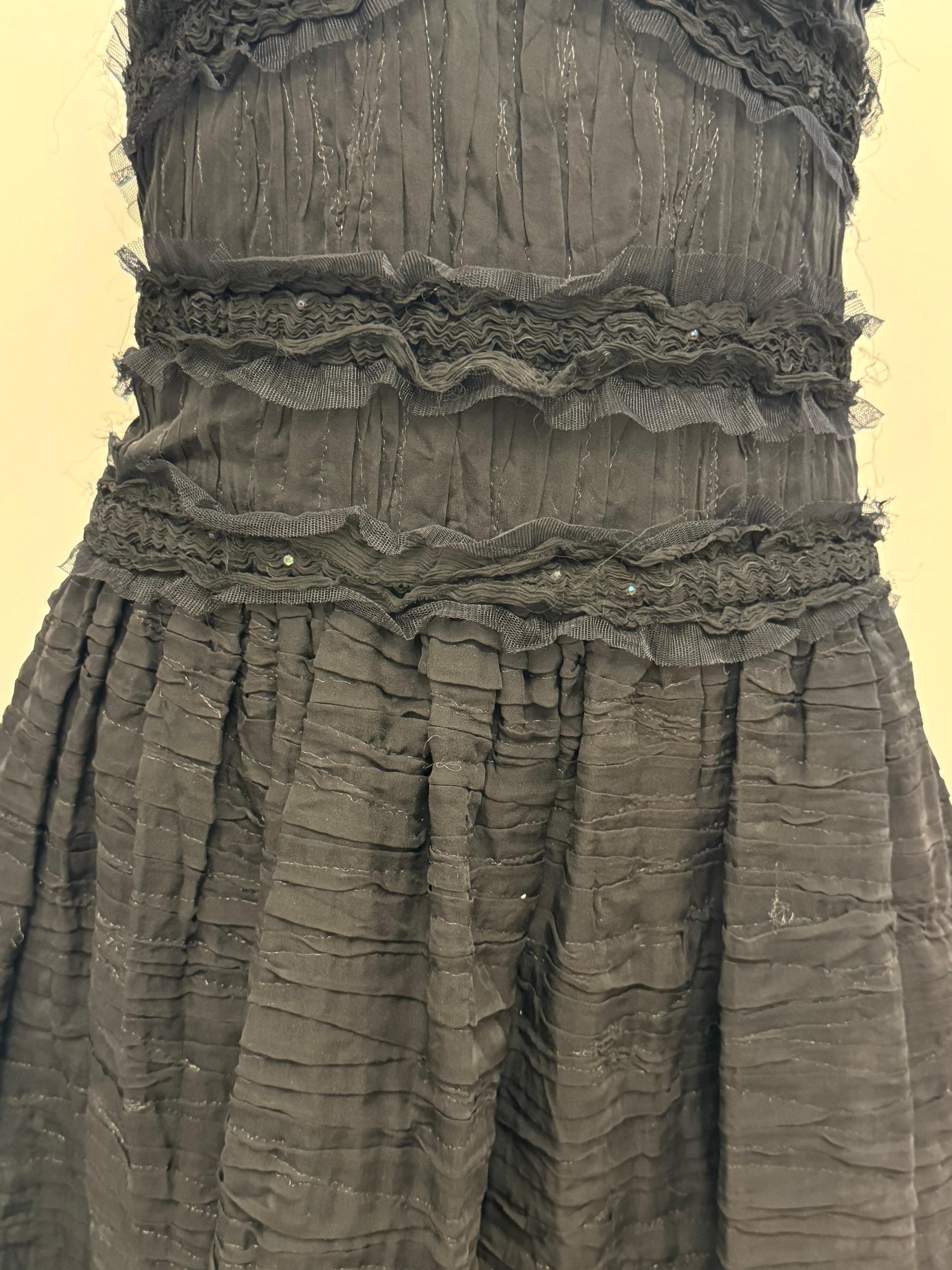 Rare robe de cocktail Chanel Métiers d'art Paris Tokyo 2005 en vente 3
