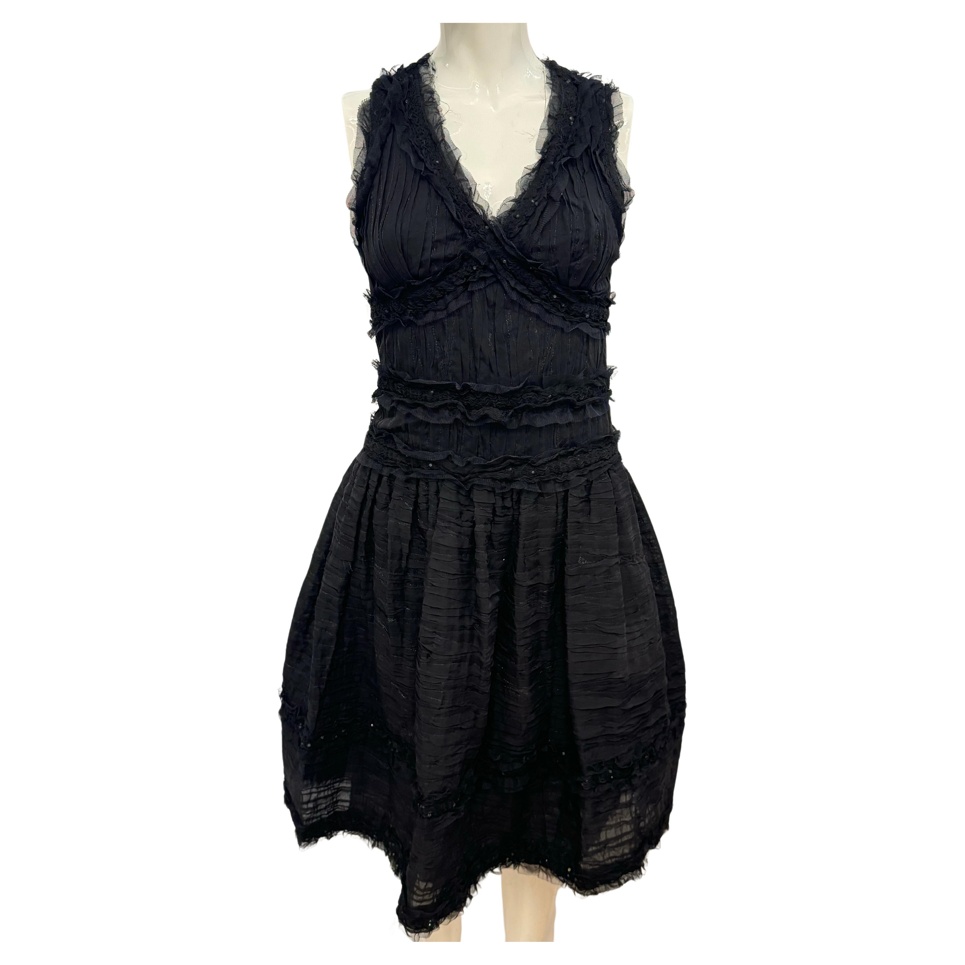 Rare robe de cocktail Chanel Métiers d'art Paris Tokyo 2005 en vente