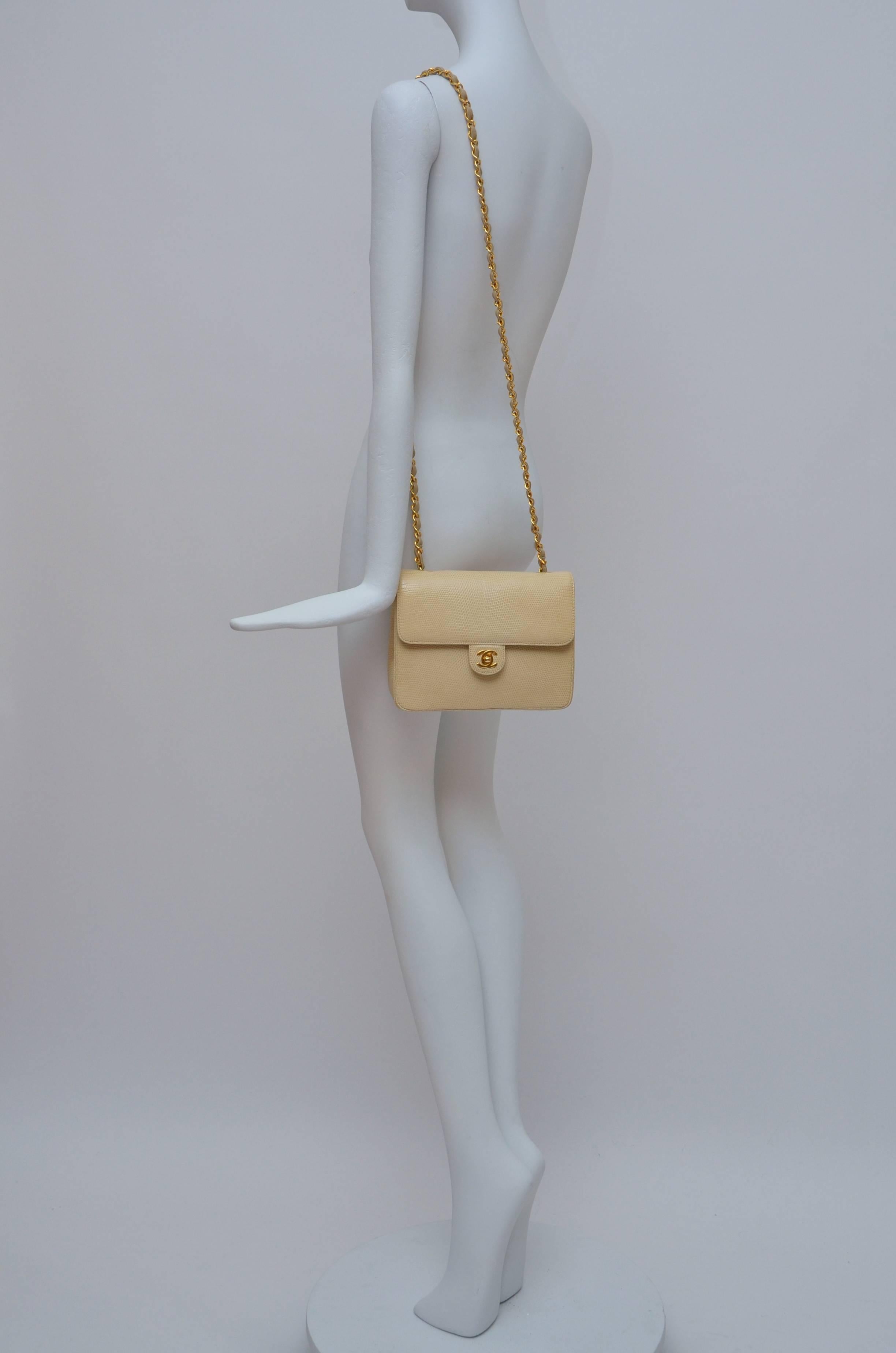 Chanel Mini Lizard Handbag, 1990s     1