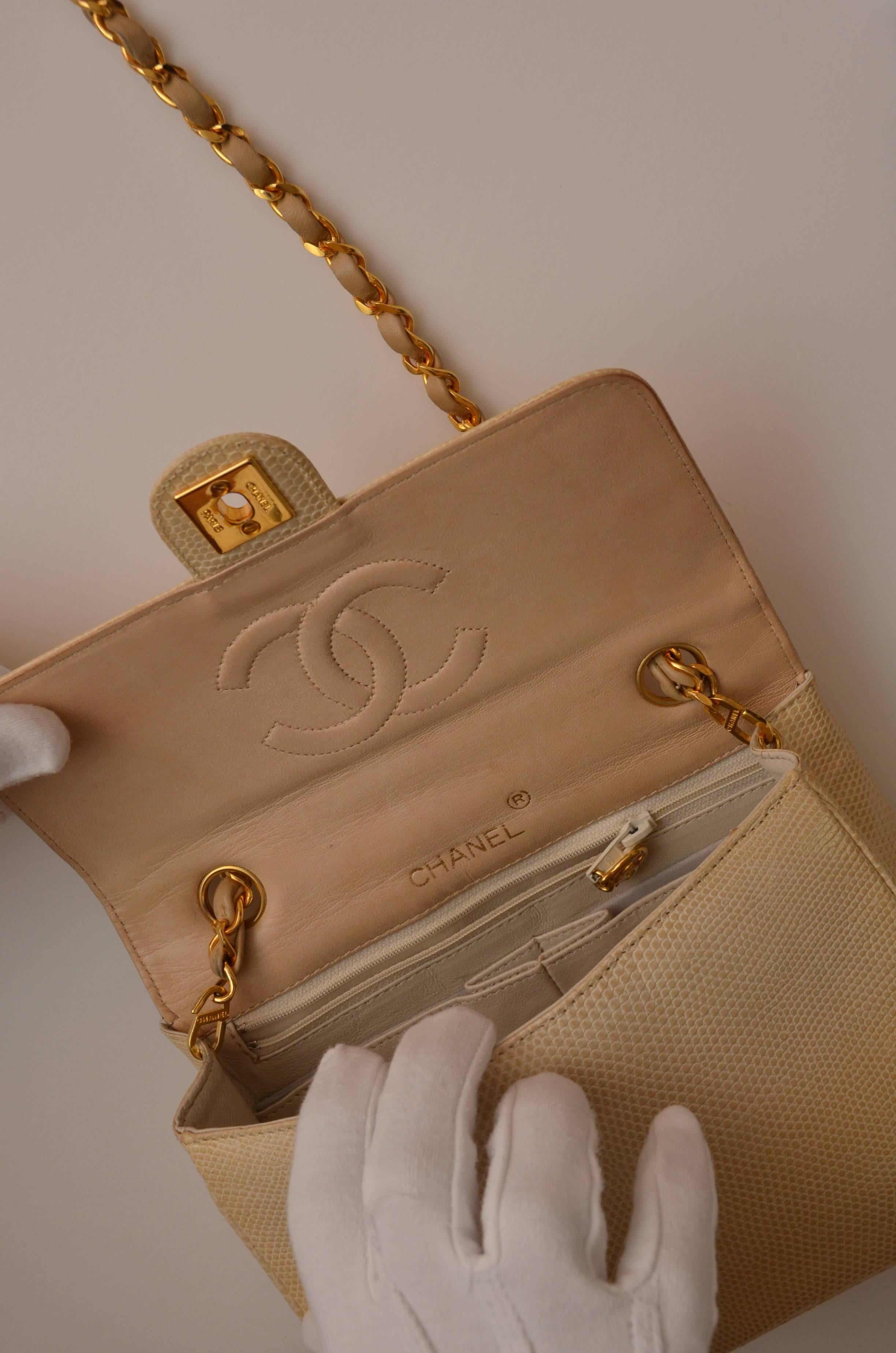 Chanel Mini Lizard Handbag, 1990s     2