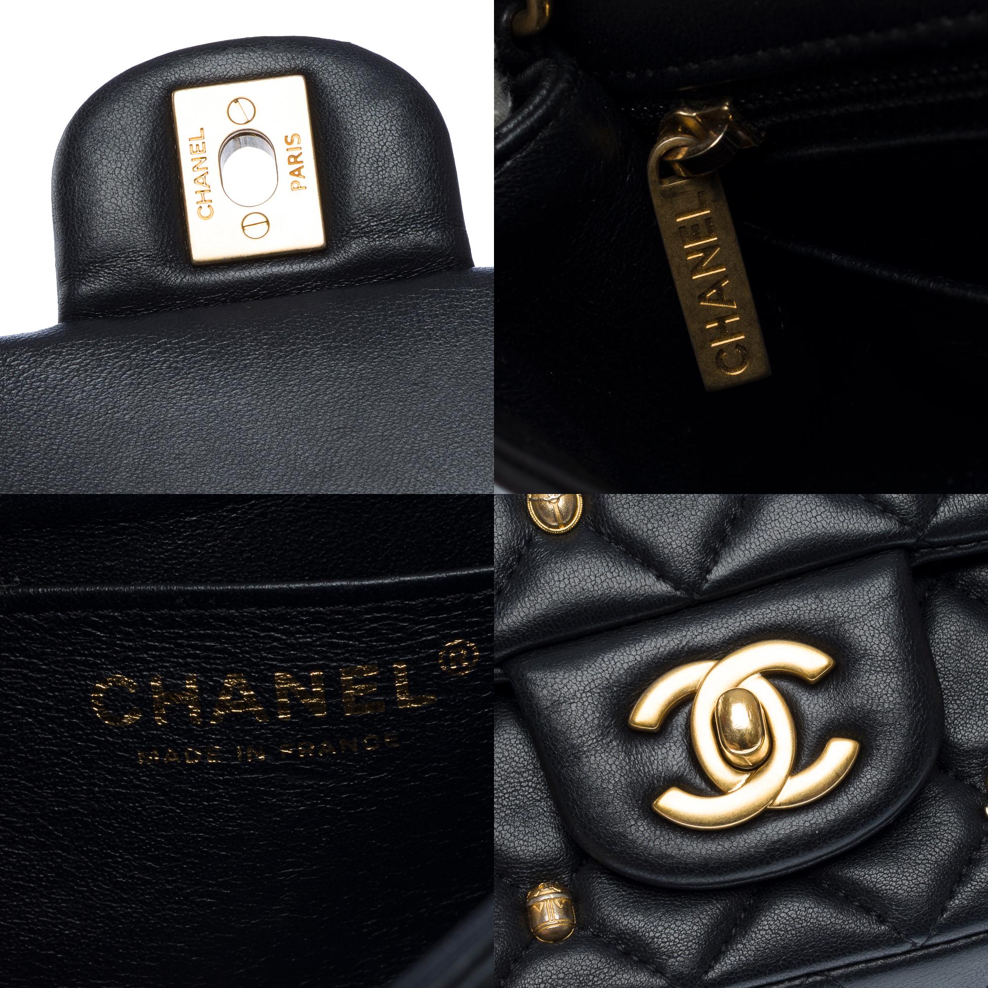 Rare Chanel Mini Rectangular 2019 Egyptian Amulet Flap bag, GHW For Sale 1