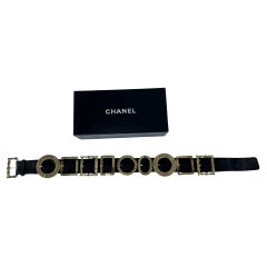 Rare Chanel Multi Belt Buckles Elasticized Belt