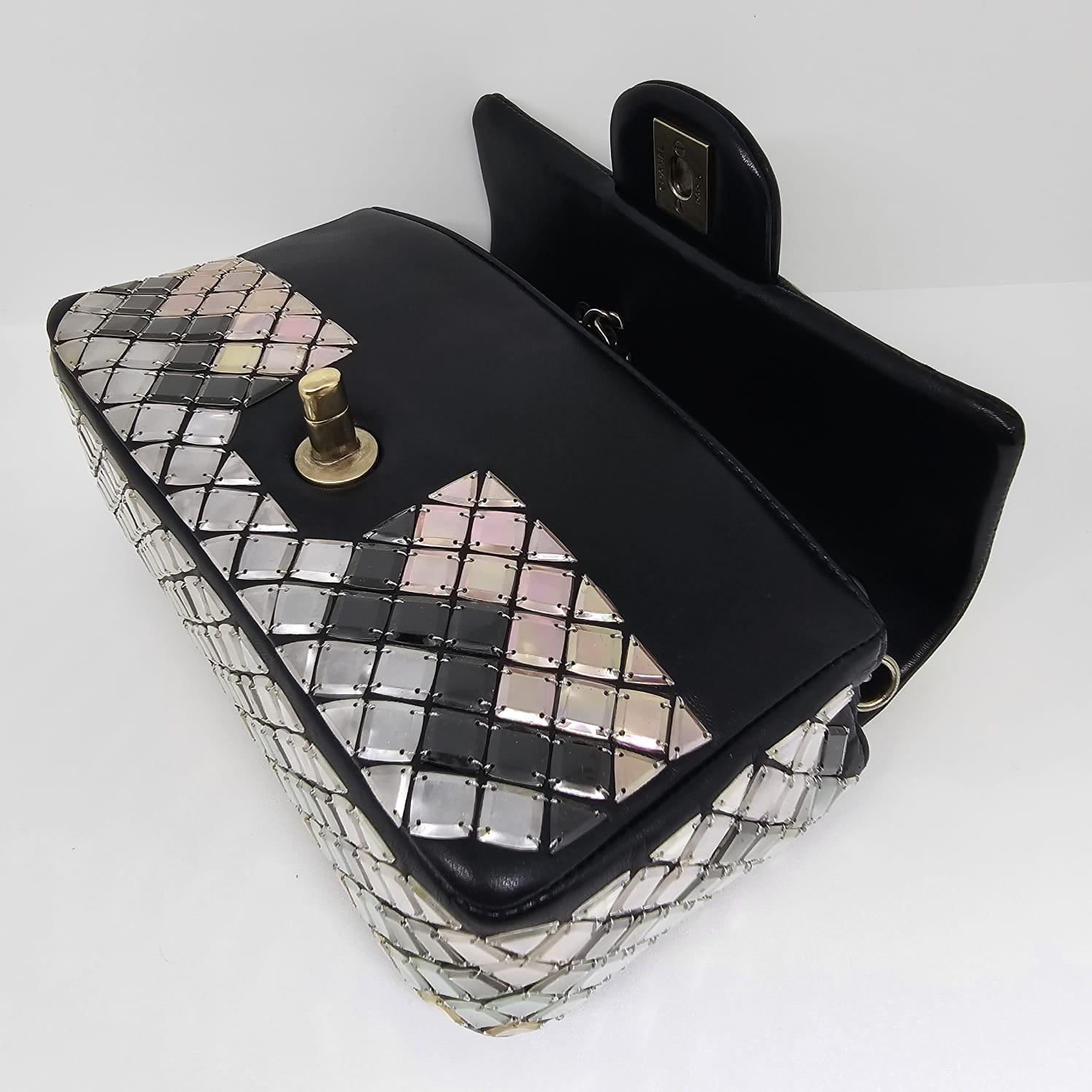 Women's or Men's Rare Chanel Multicolor Mosaique Mini Rectangle Flap Bag