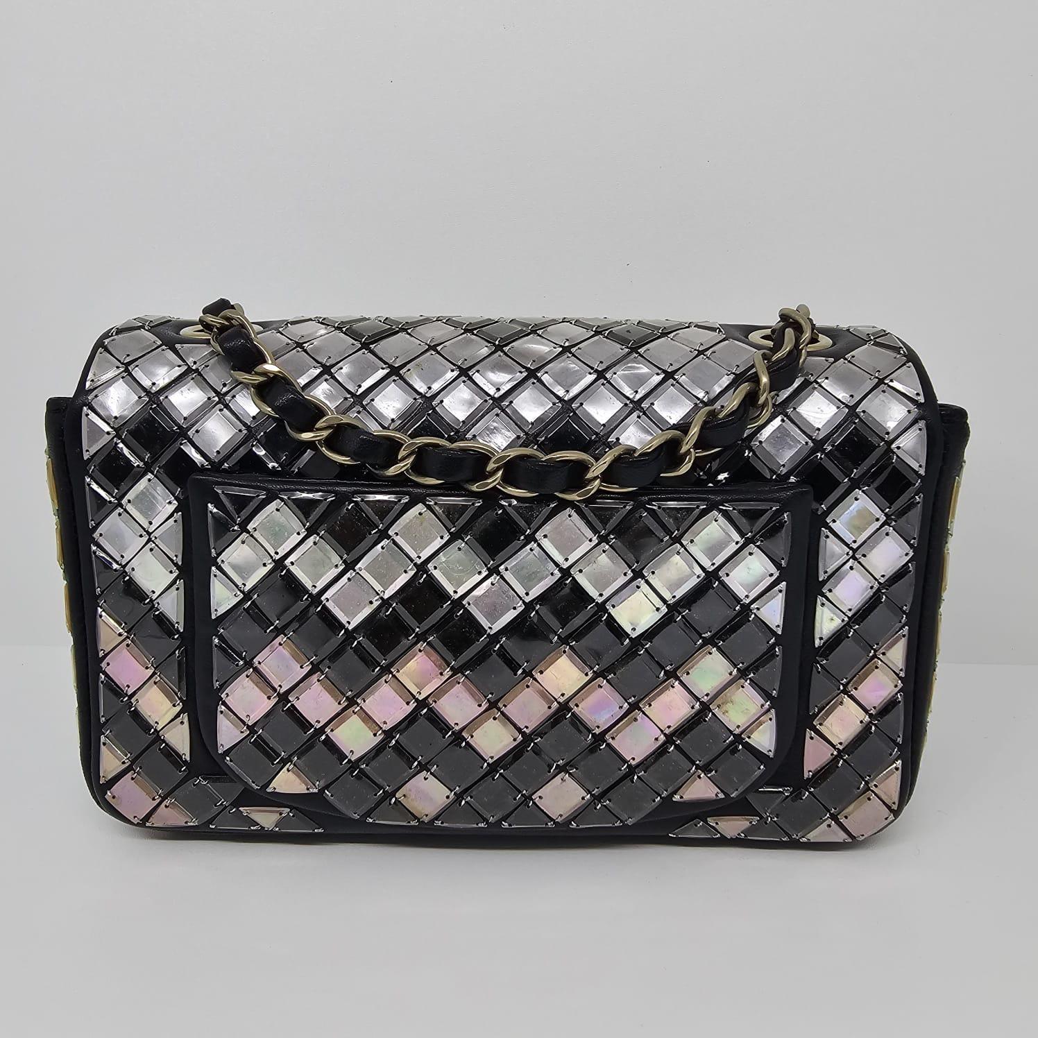Rare Chanel Multicolor Mosaique Mini Rectangle Flap Bag 1