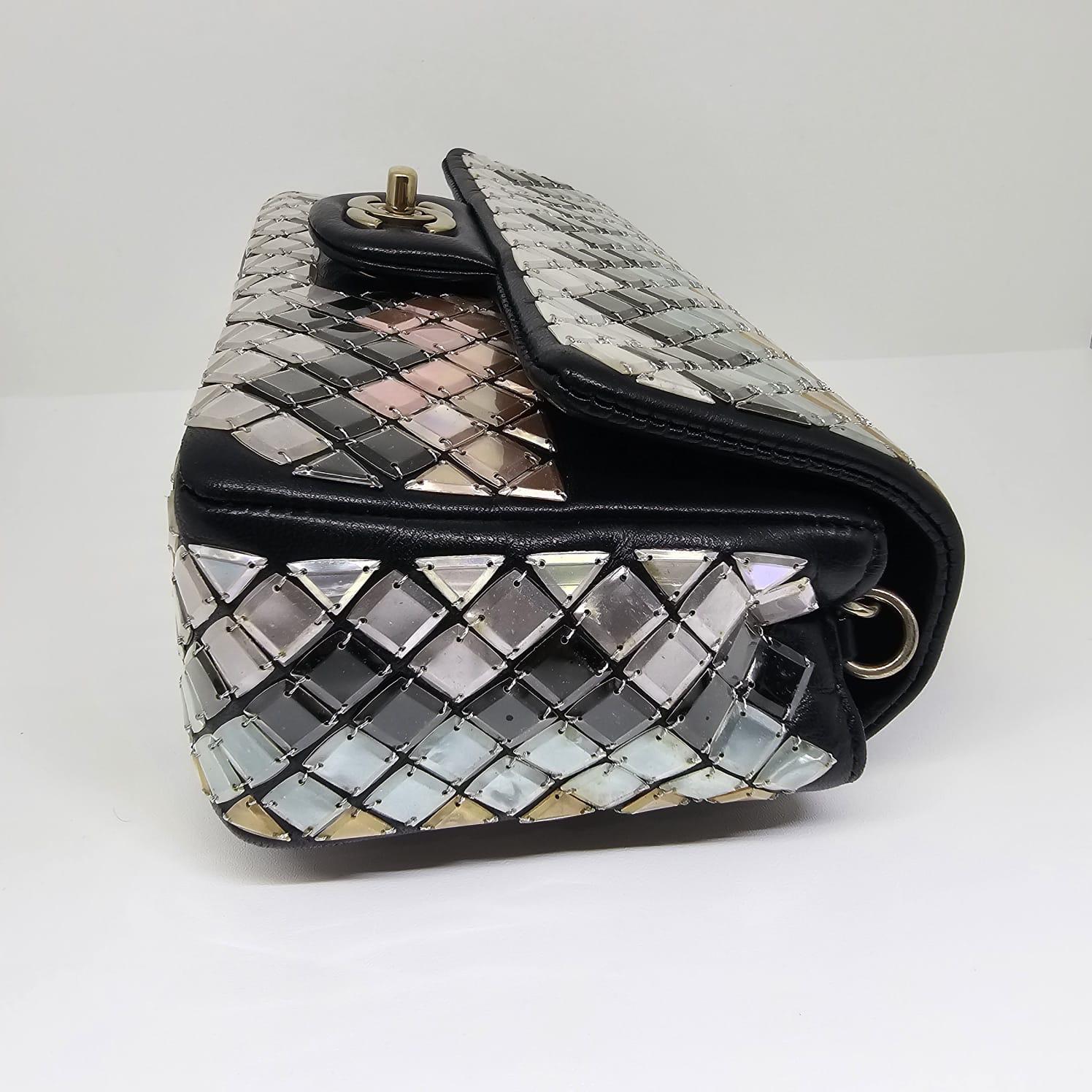 Rare Chanel Multicolor Mosaique Mini Rectangle Flap Bag 3
