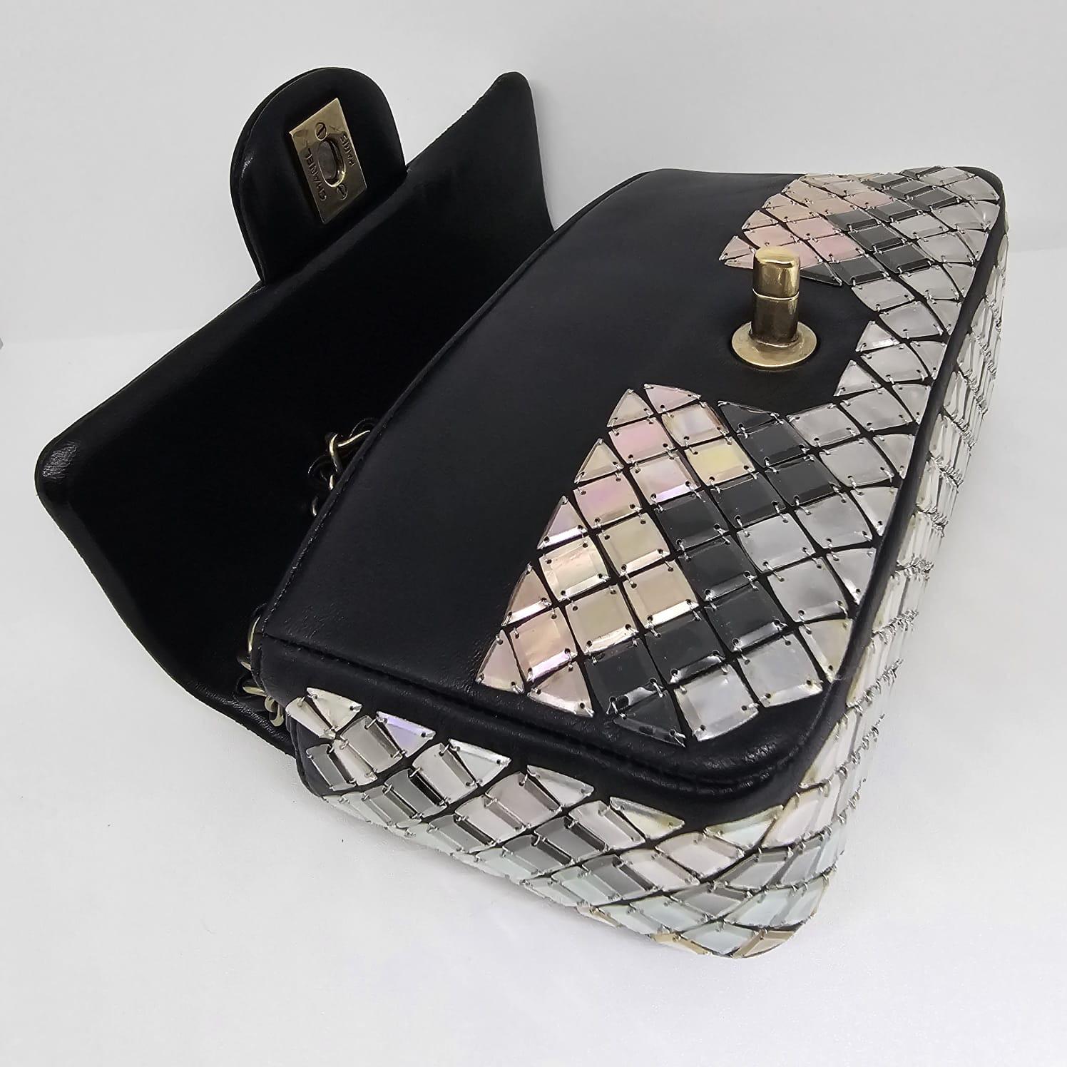 Rare Chanel Multicolor Mosaique Mini Rectangle Flap Bag 4