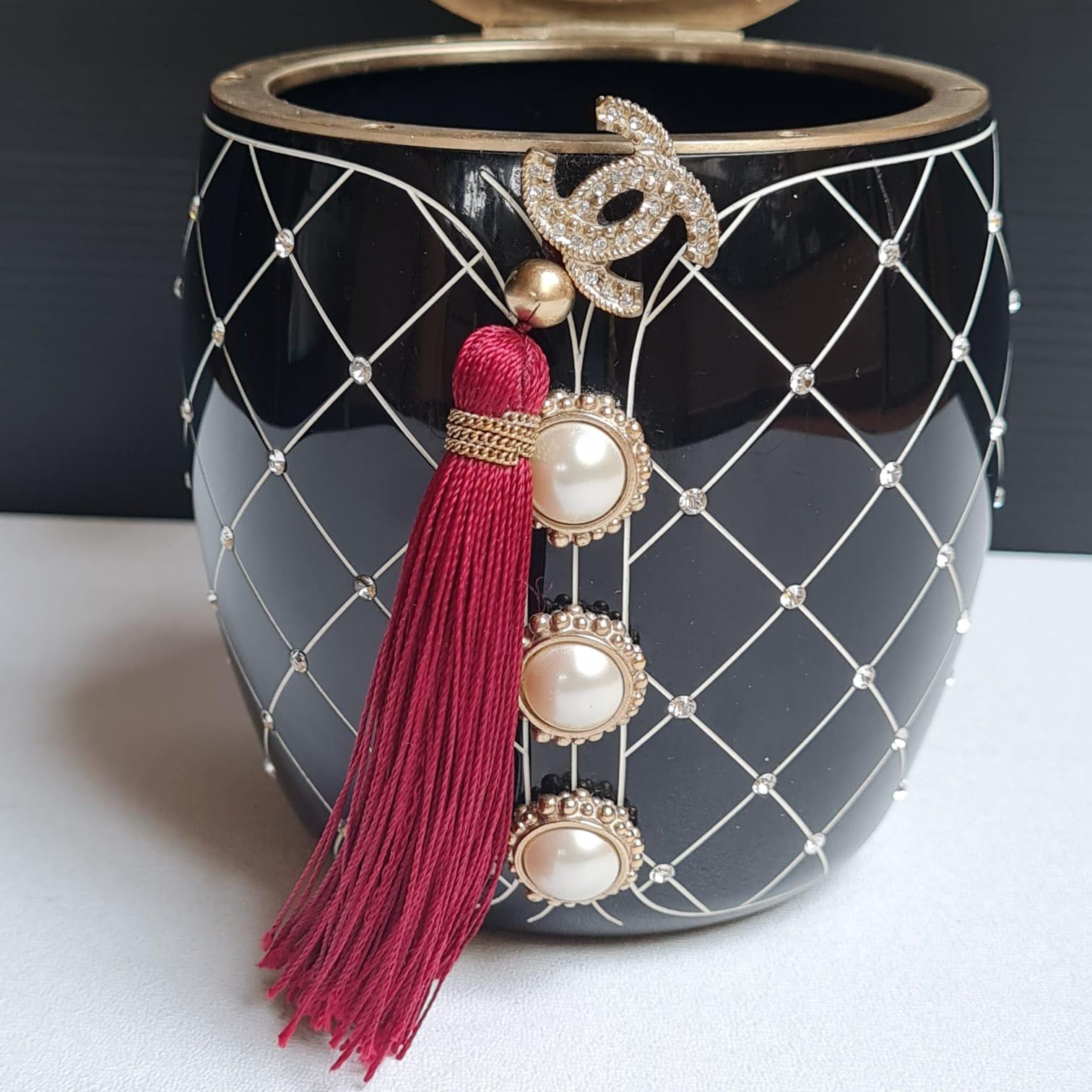 Women's or Men's Rare Chanel Paris-Bombay Métiers d’Art Matryoshka Minaudière Doll Clutch