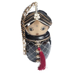 Rare Chanel Paris-Bombay Métiers d’Art Matryoshka Minaudière Doll Clutch 