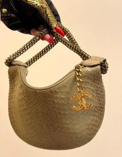 Rare Chanel Python Fortune Cookie 2012 collection bag