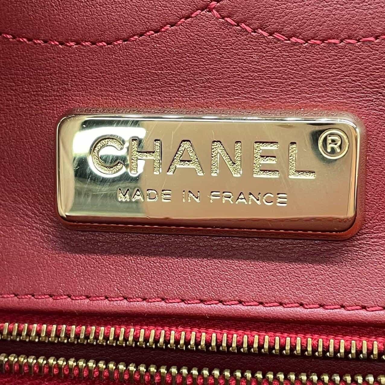Seltene Chanel Rot Echt Alligator Jumbo Doppelklappe Handtasche mit GHW im Angebot 11