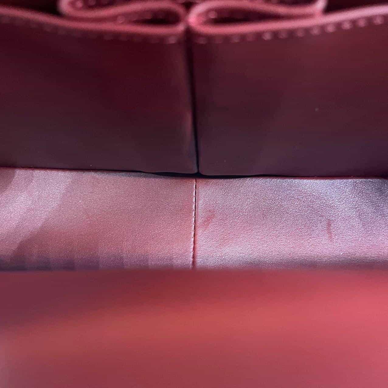 Seltene Chanel Rot Echt Alligator Jumbo Doppelklappe Handtasche mit GHW im Angebot 14