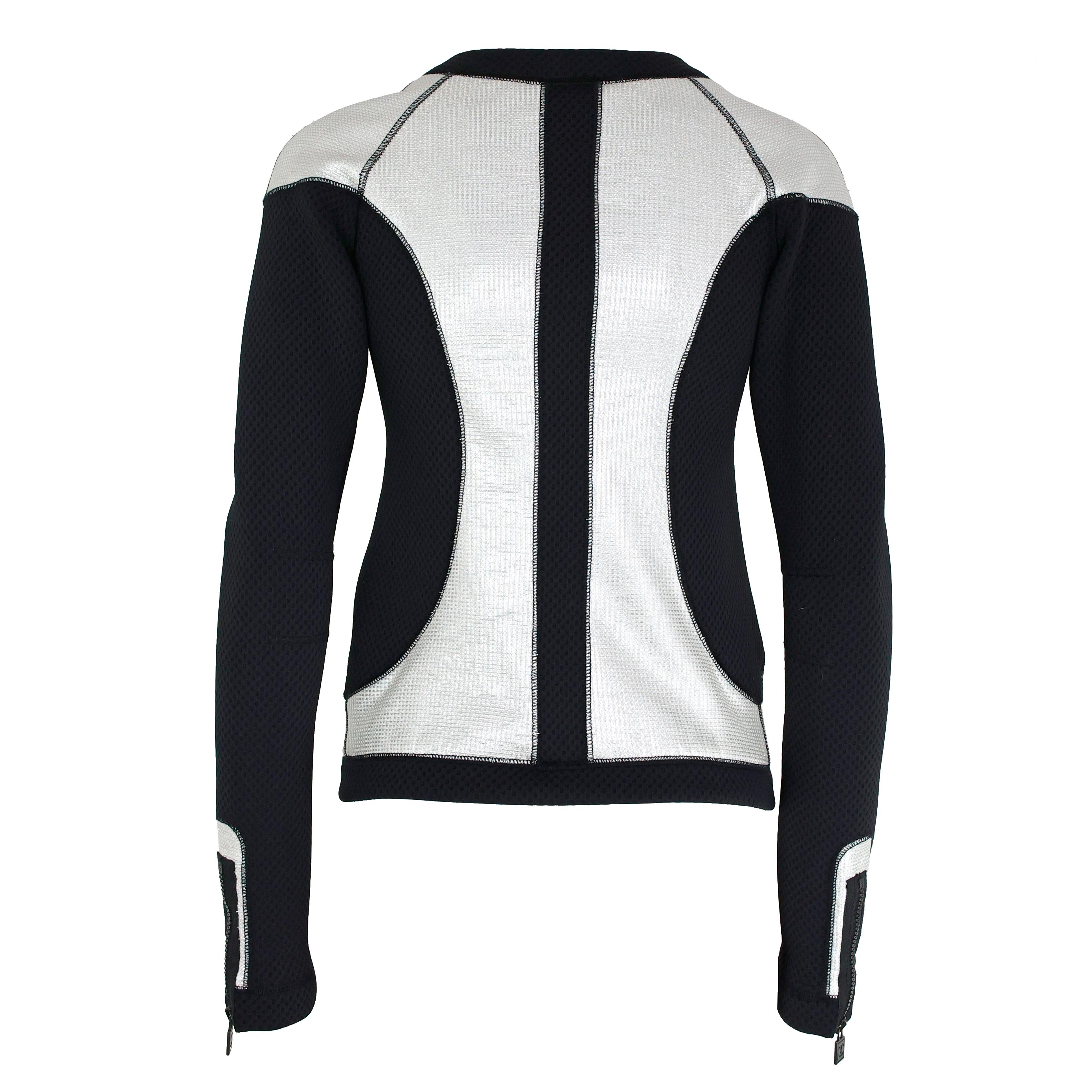 Rare Chanel SS 2007 Sport Collection Set Wetsuit + Jacket For Sale 7