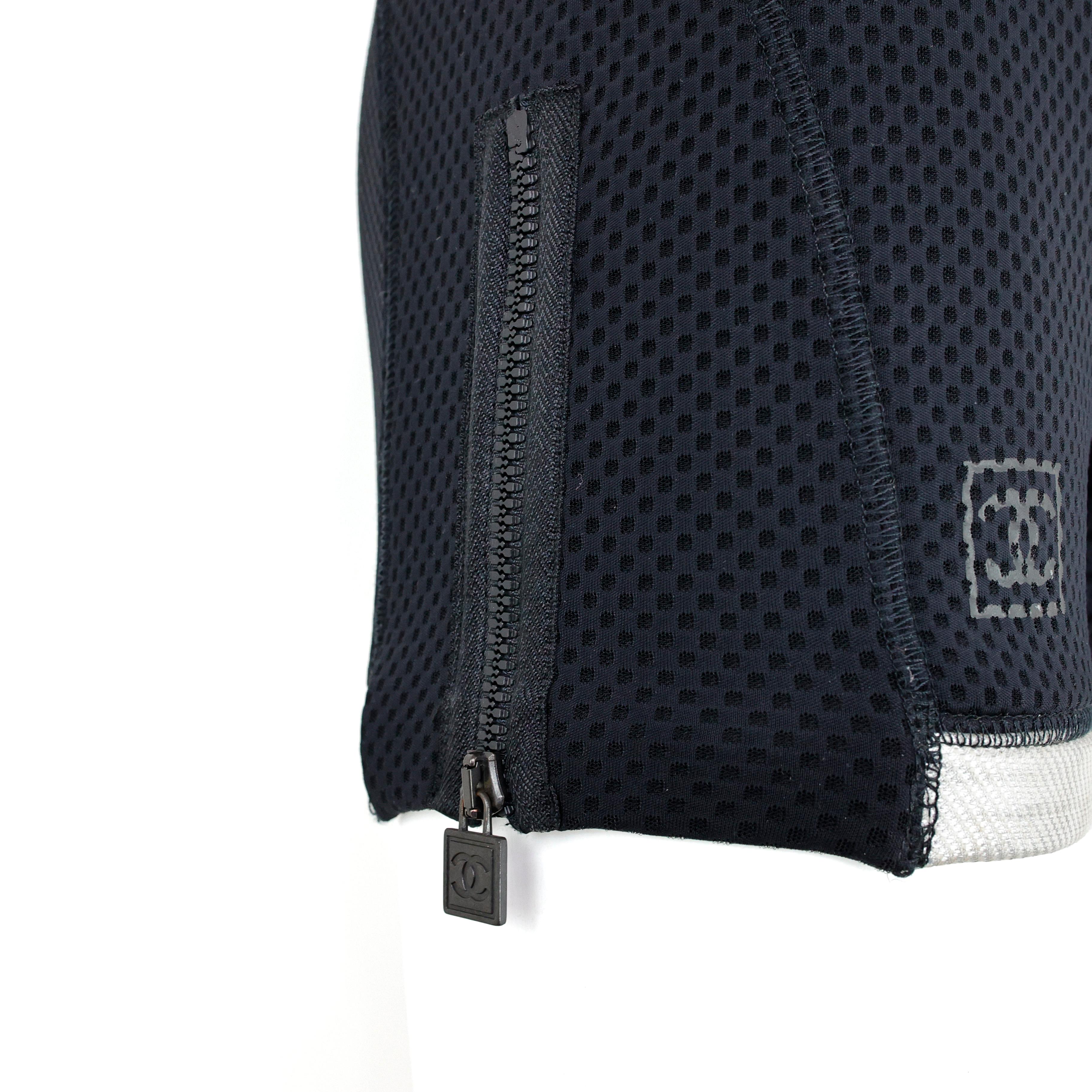 Rare Chanel SS 2007 Sport Collection Set Wetsuit + Jacket For Sale 9