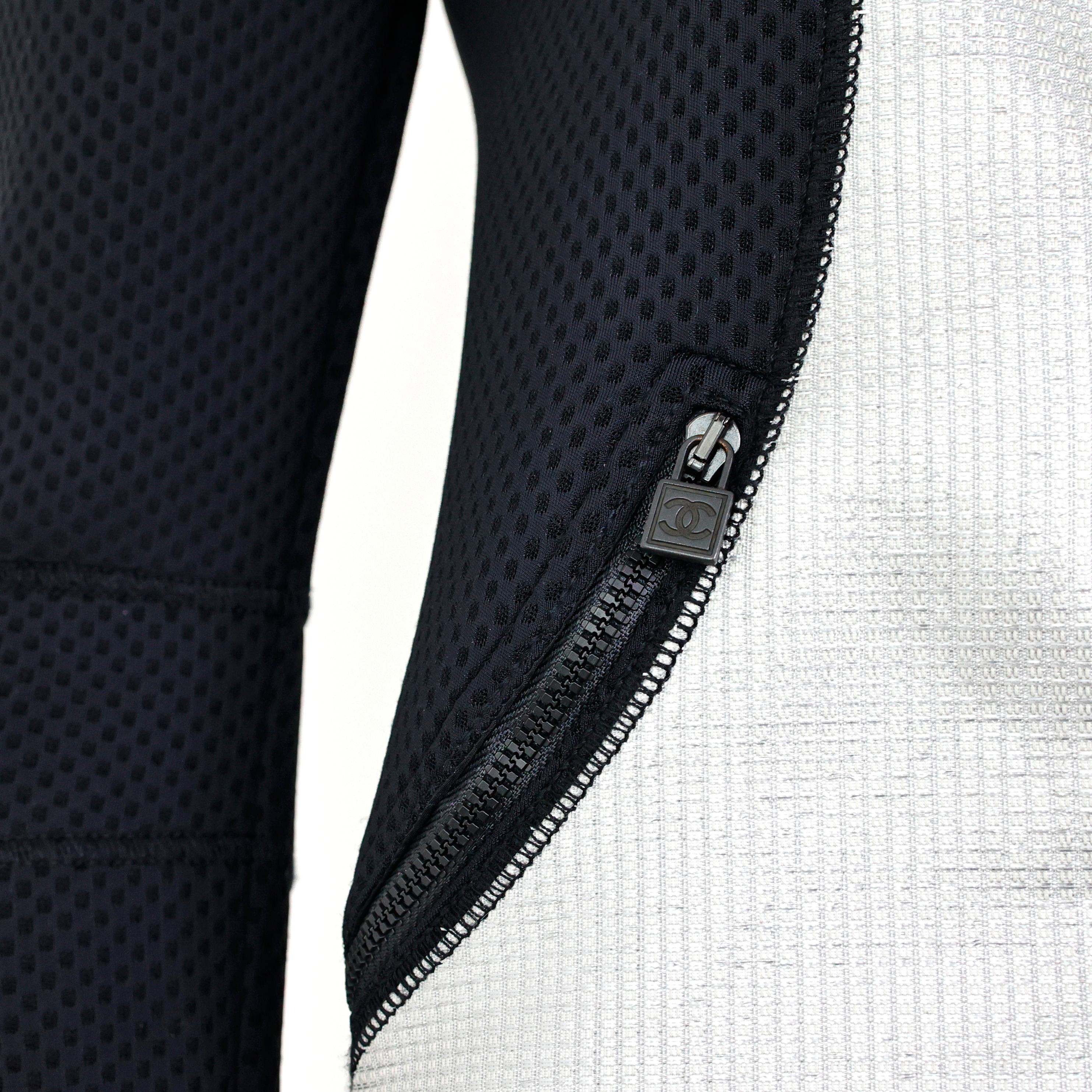 Rare Chanel SS 2007 Sport Collection Set Wetsuit + Jacket For Sale 11