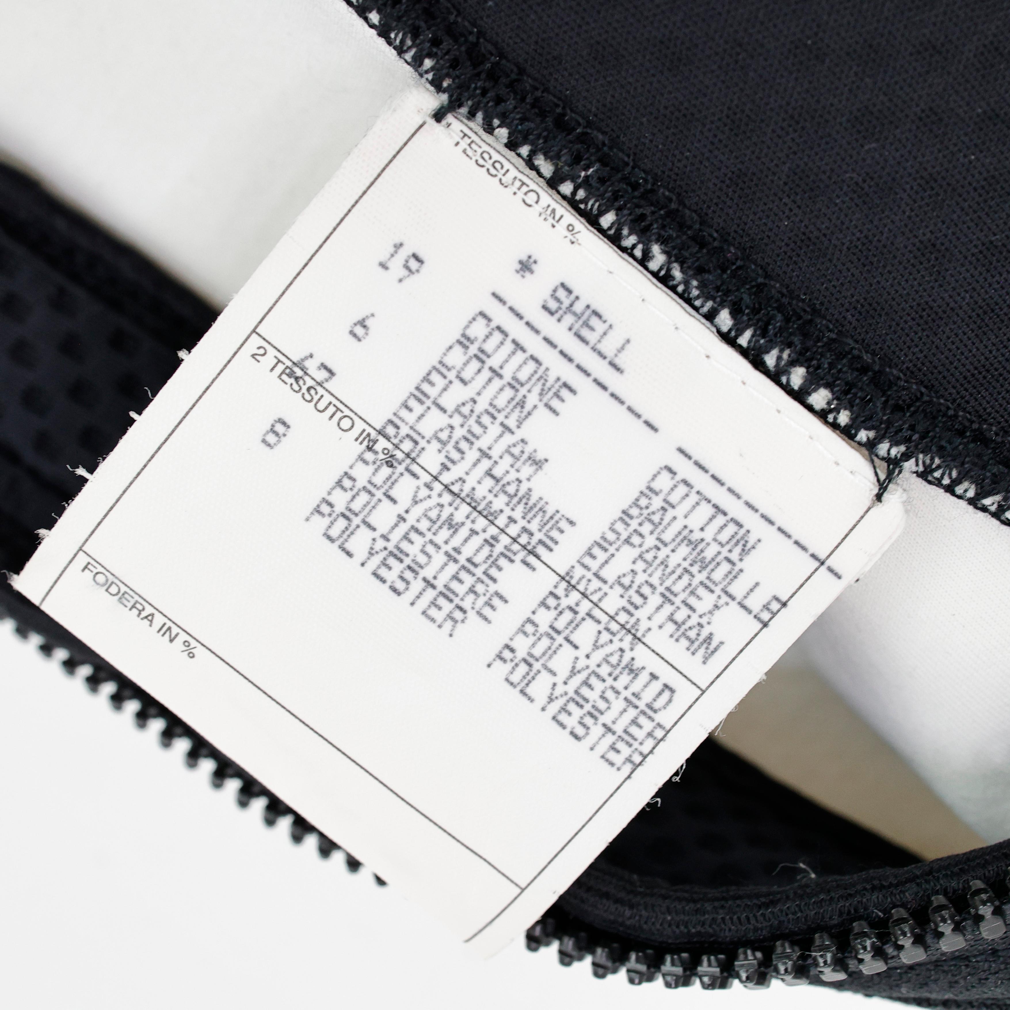 Rare Chanel SS 2007 Sport Collection Set Wetsuit + Jacket For Sale 4