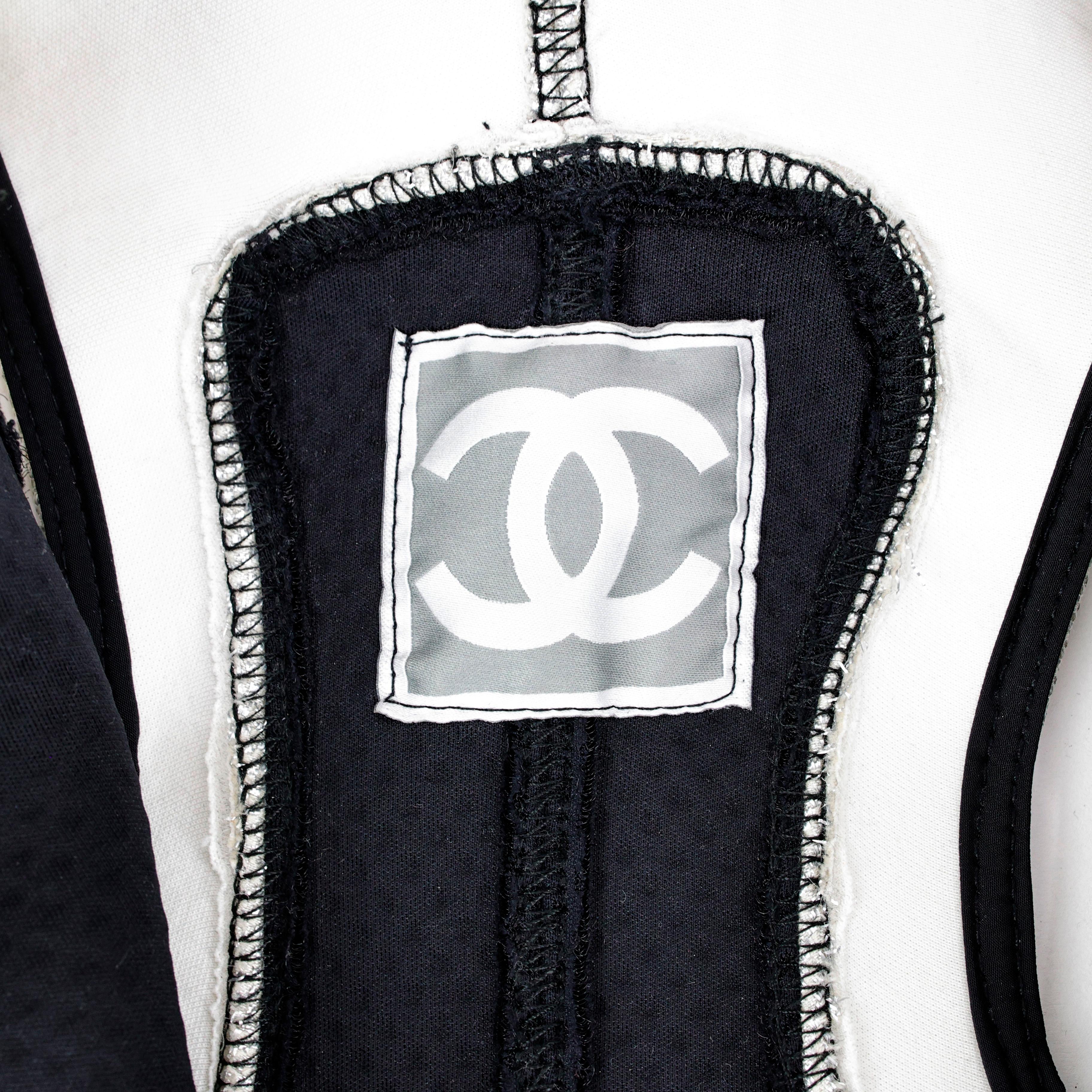 Rare Chanel SS 2007 Sport Collection Set Wetsuit + Jacket For Sale 5