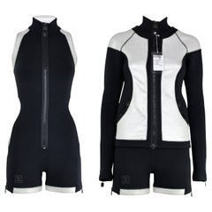 Seltener Chanel SS 2007 Sport Kollektion Set Wetsuit + Jacke
