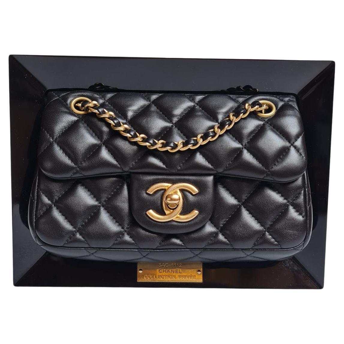 Rare Chanel SS14 Frame Clutch Crossbody Bag