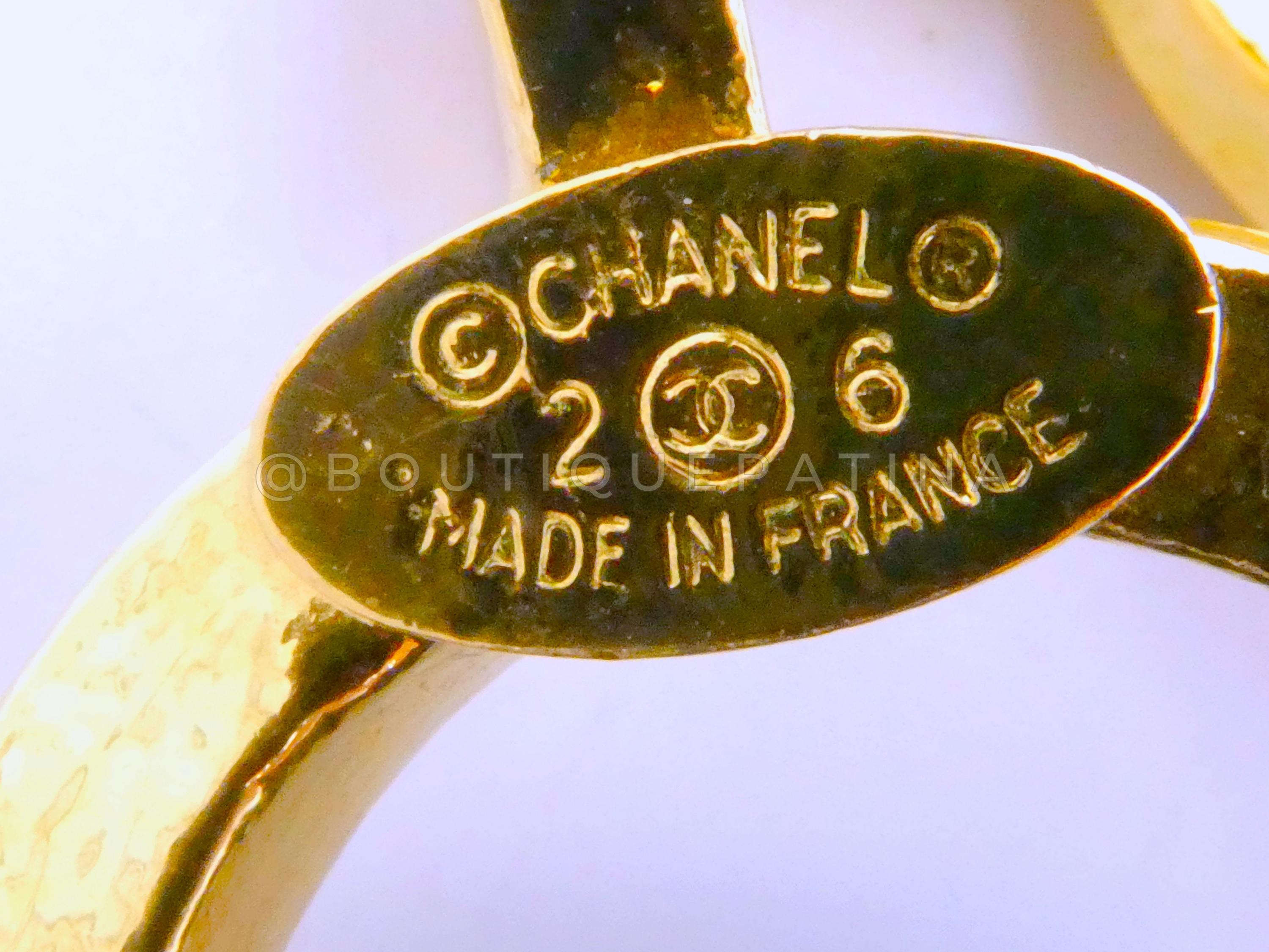 Rare Chanel Vintage Collection 26 Chunky Woven Chain Checklace 66845 Pour femmes en vente