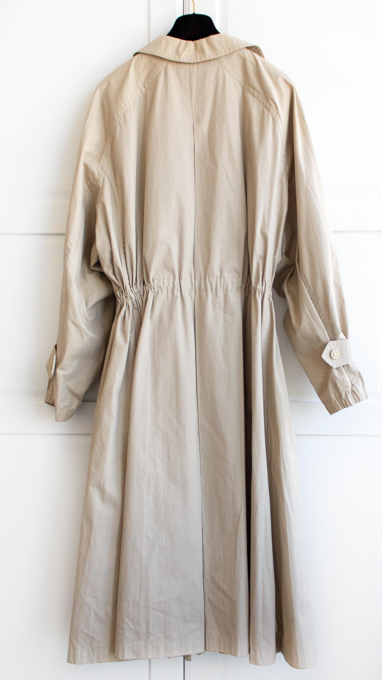 vintage chanel trench coat