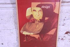 Rare Charles Eames Herman Miller "Design of the Century" Advertising Poster